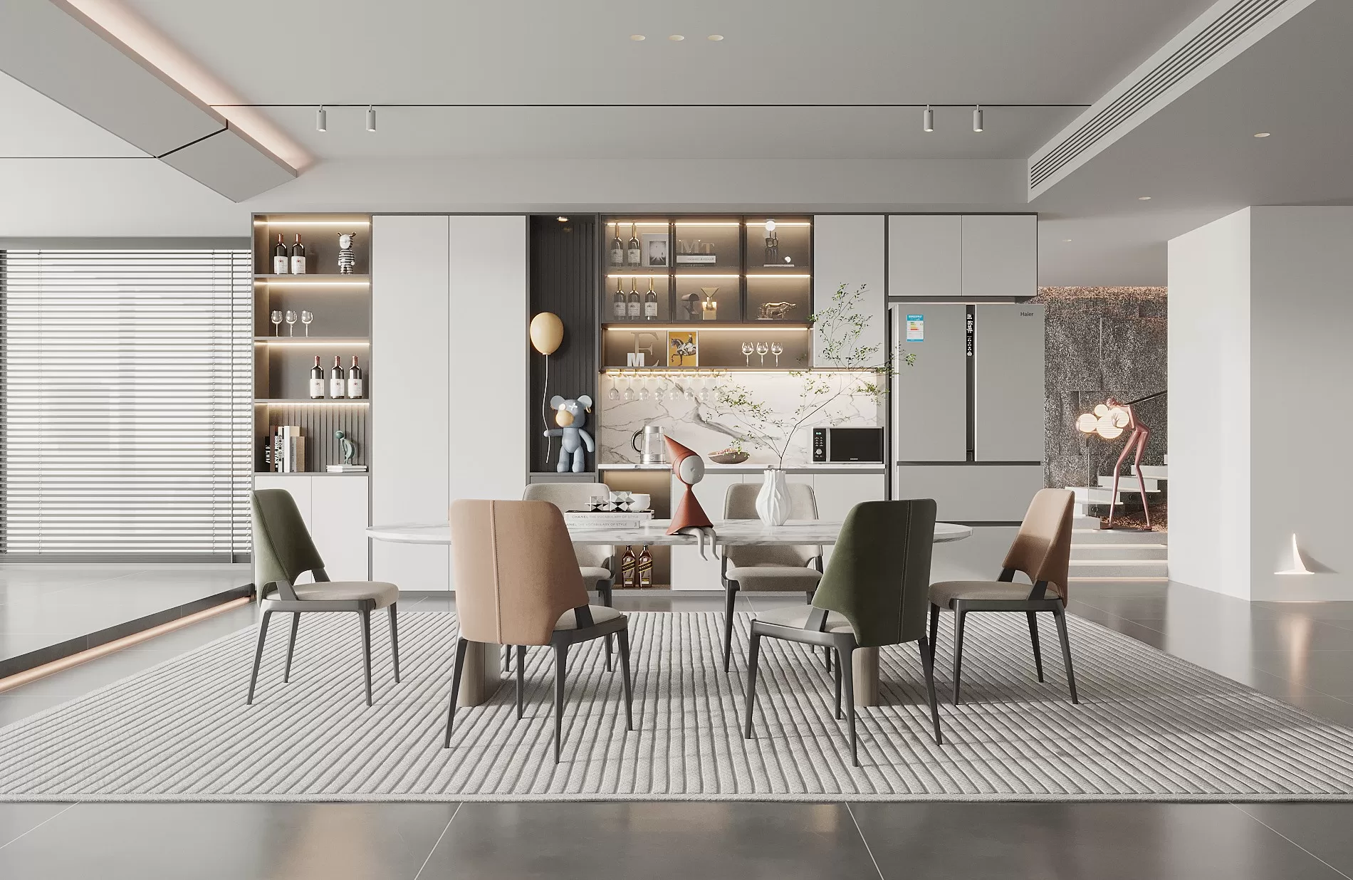 HOUSE SPACE 3D SCENES – DINING ROOM – 0055 HOUSE SPACE 3D SCENES – DINING ROOM – 0055