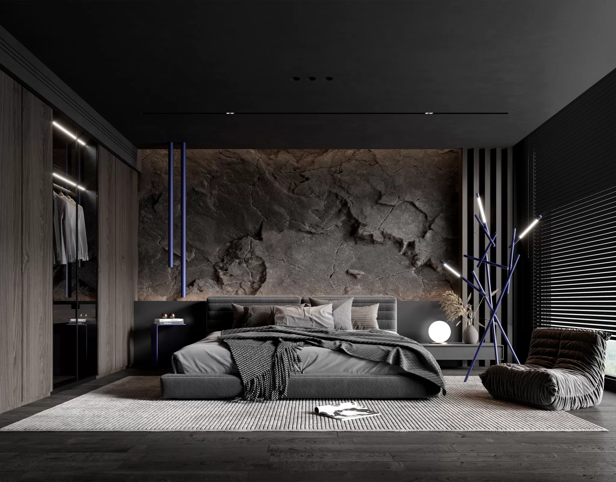 HOUSE SPACE 3D SCENES – BEDROOM – 0001
