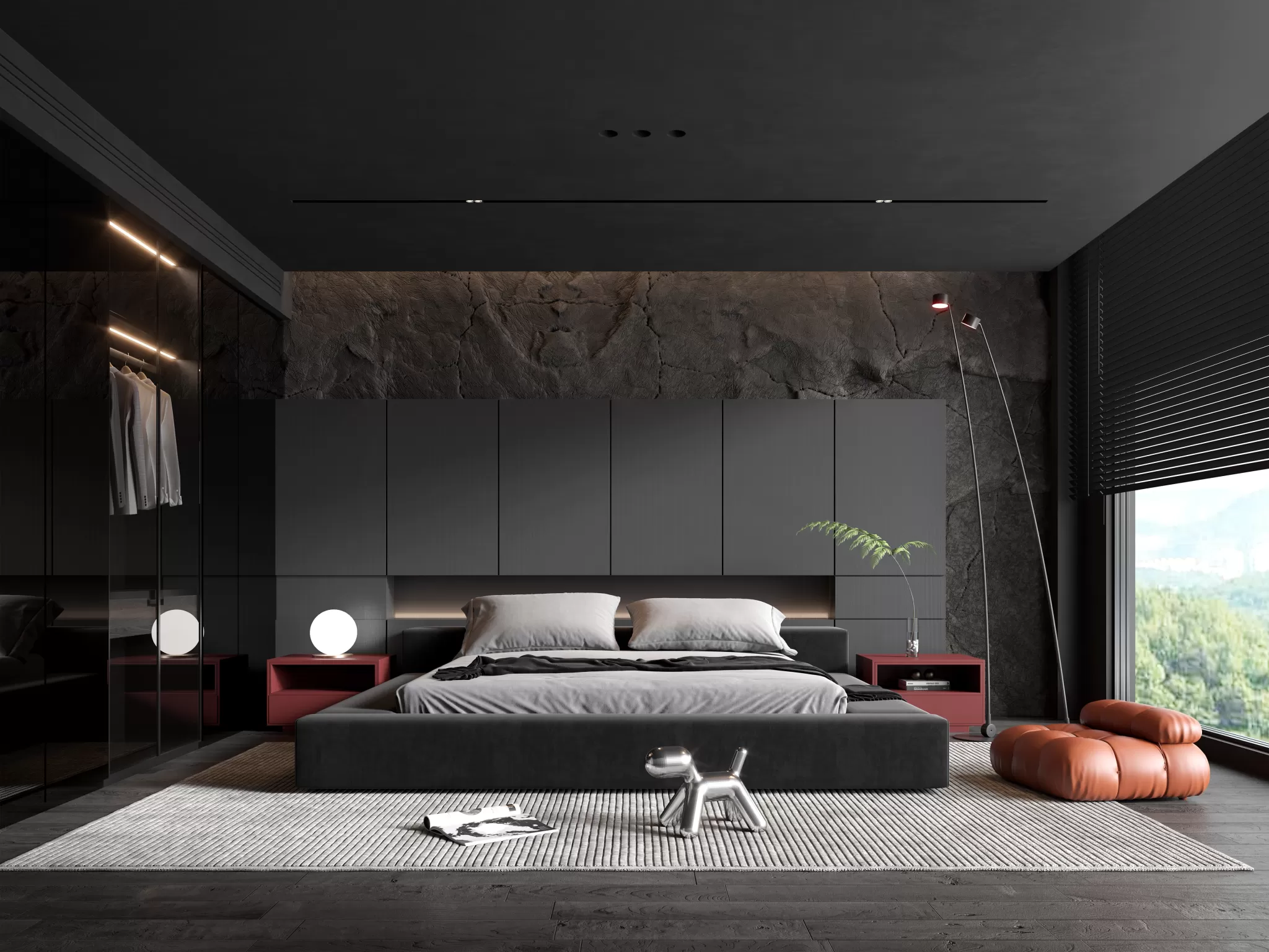 HOUSE SPACE 3D SCENES – BEDROOM – 0012