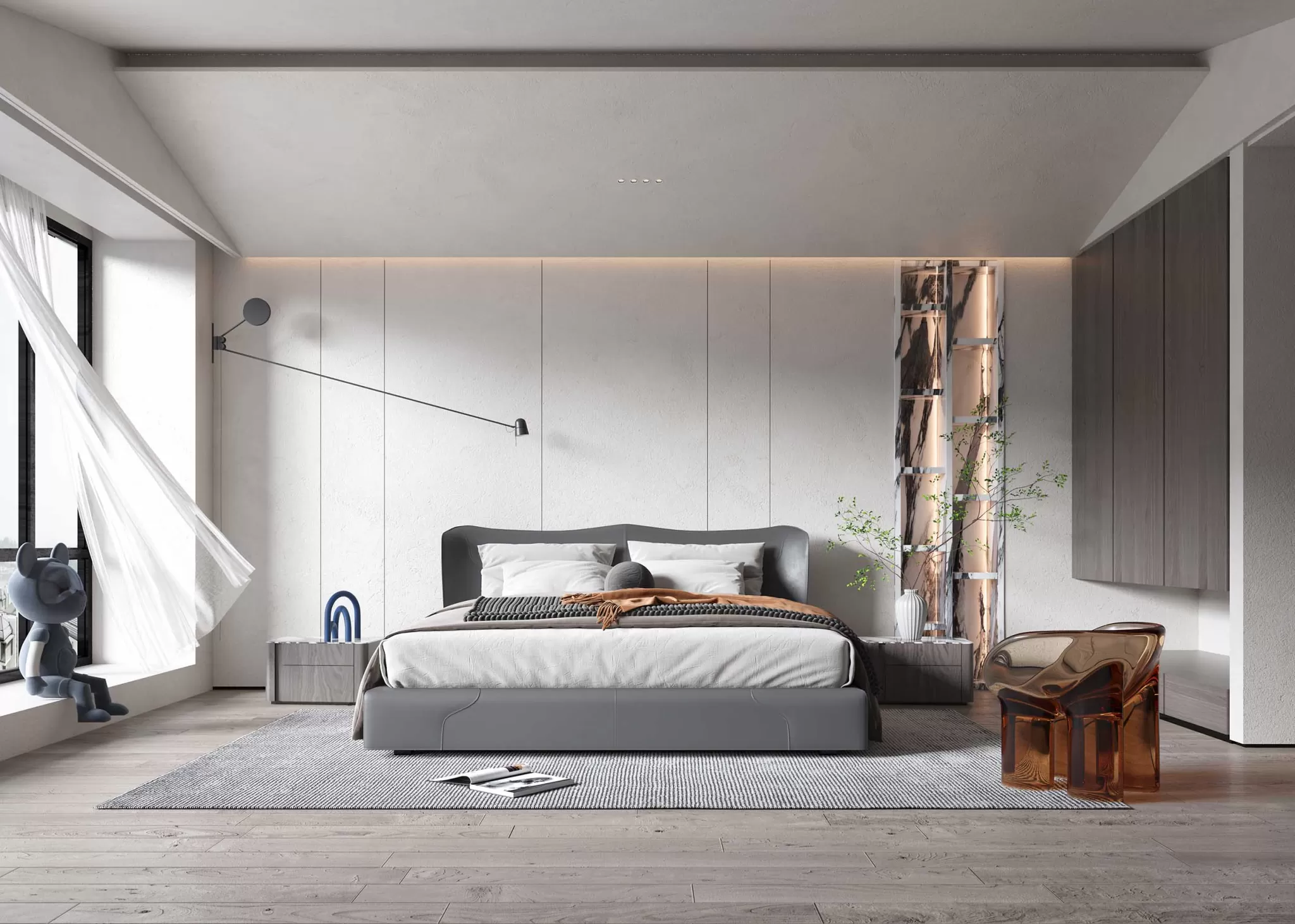 HOUSE SPACE 3D SCENES – BEDROOM – 0021