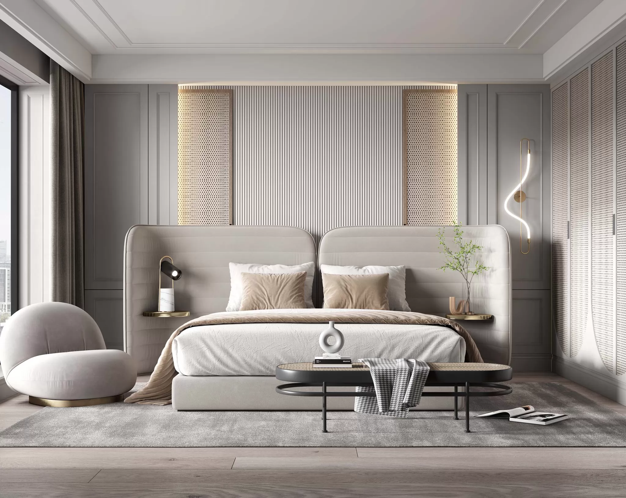 HOUSE SPACE 3D SCENES – BEDROOM – 0027