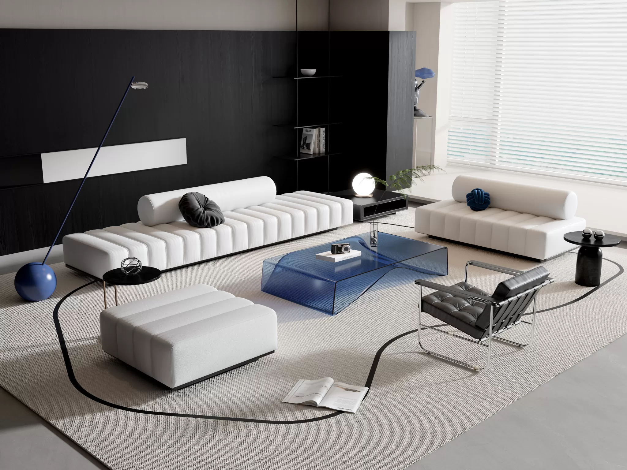HOUSE SPACE 3D SCENES – SOFA – 0020