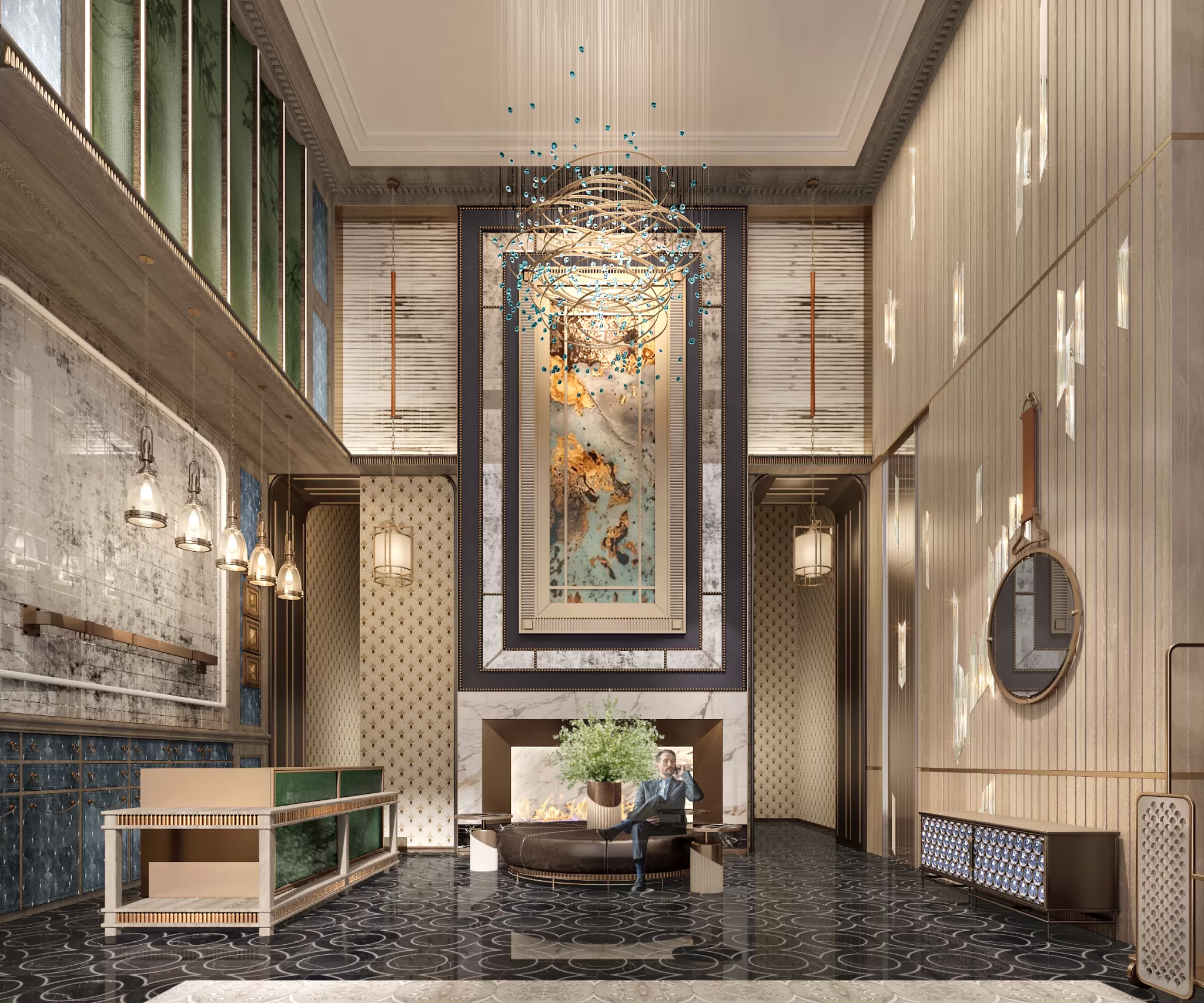 PUBLIC SPACE 3D SCENES – LOBBY – 0019