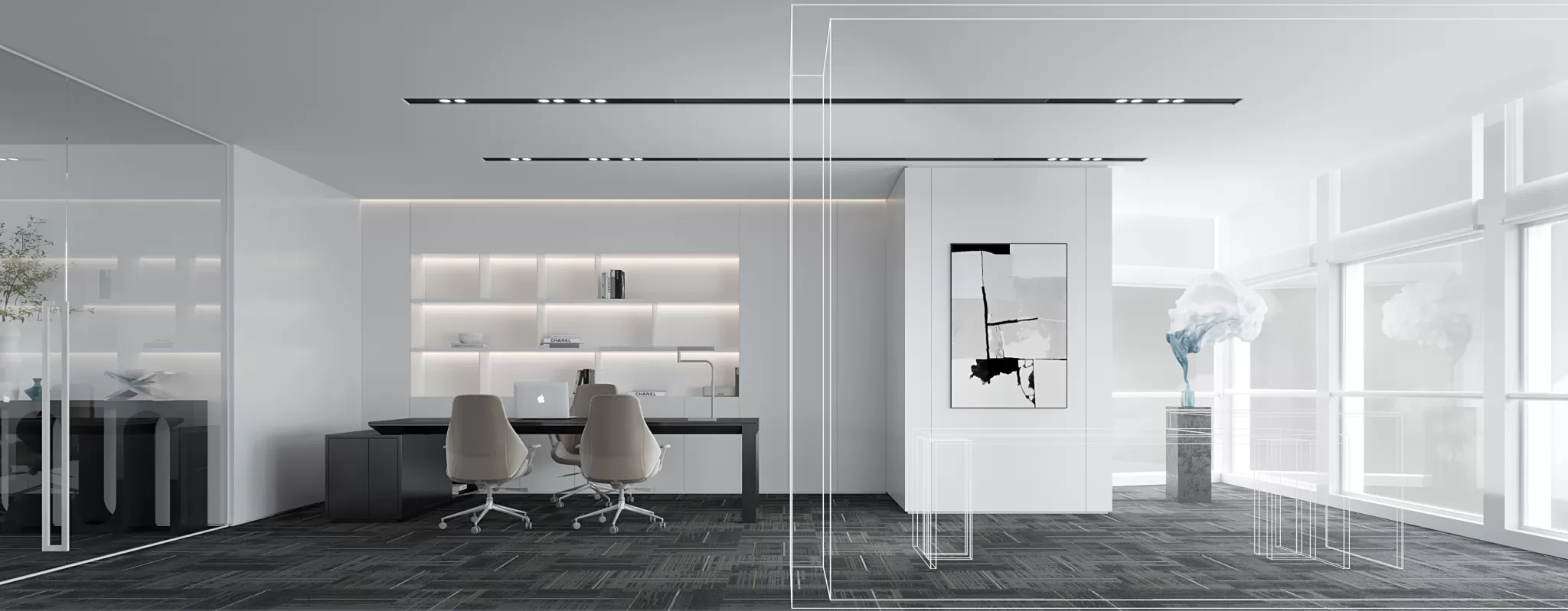 PUBLIC SPACE 3D SCENES – OFFICE – 0002