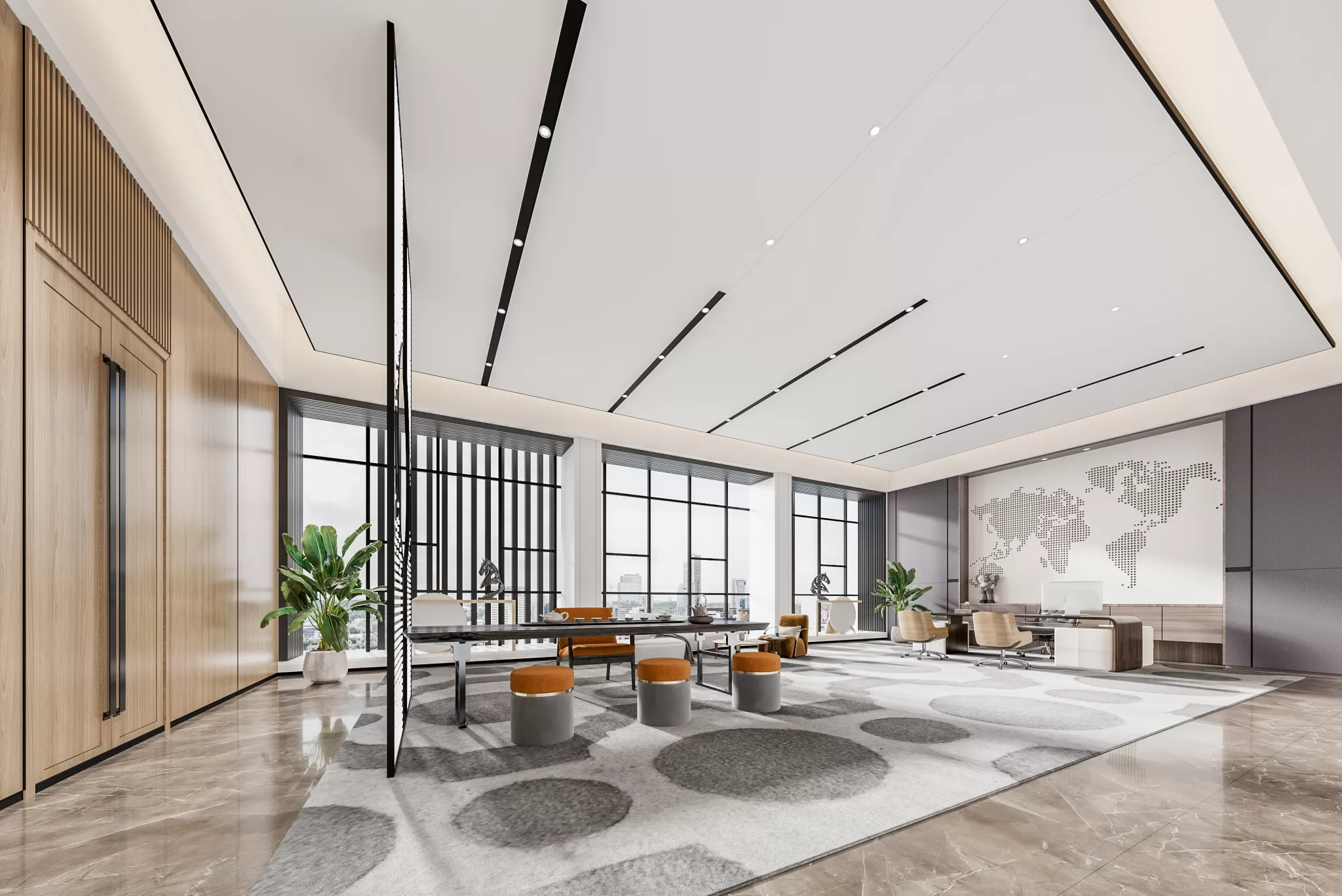 PUBLIC SPACE 3D SCENES – OFFICE – 0021