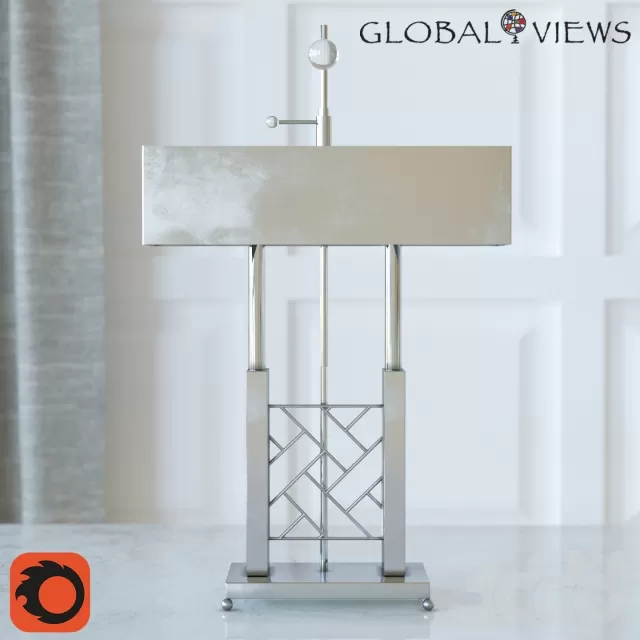 Carter Desk Lamp-Nickel – 209585