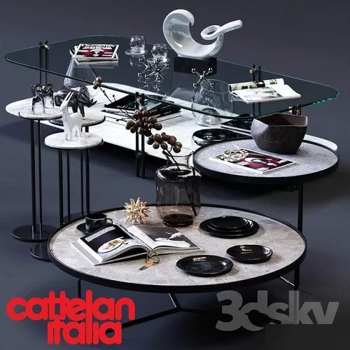 Cattelan Italia Coffee Tables Set 02 – 209771