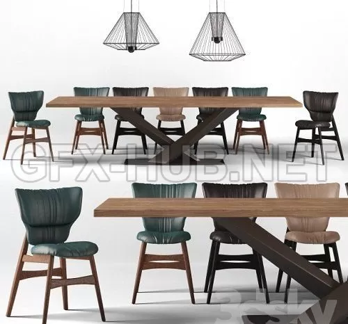 Cattelan italia dinning set – 209773