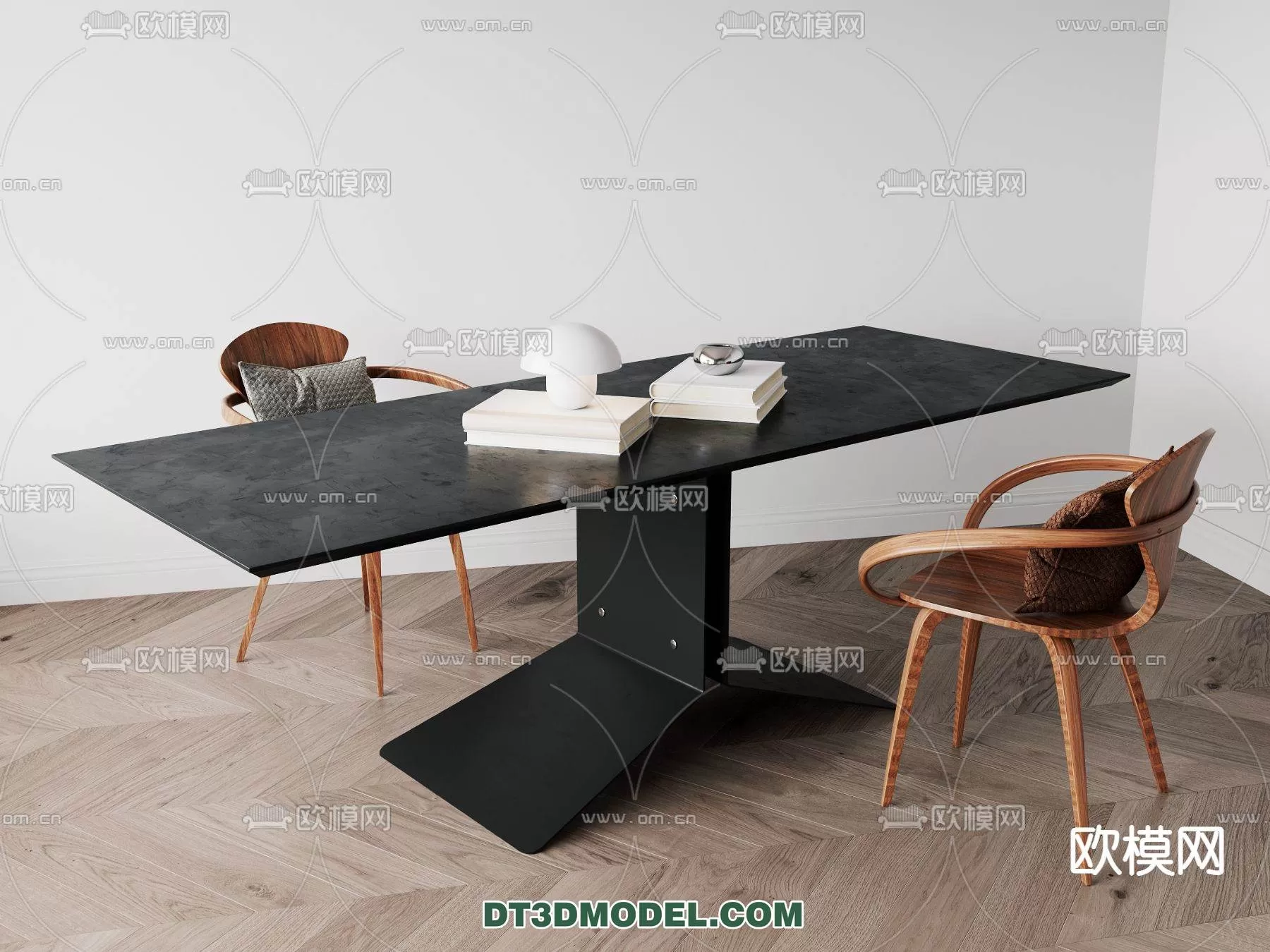 WABI SABI STYLE 3D MODELS – DINING TABLE – 0027