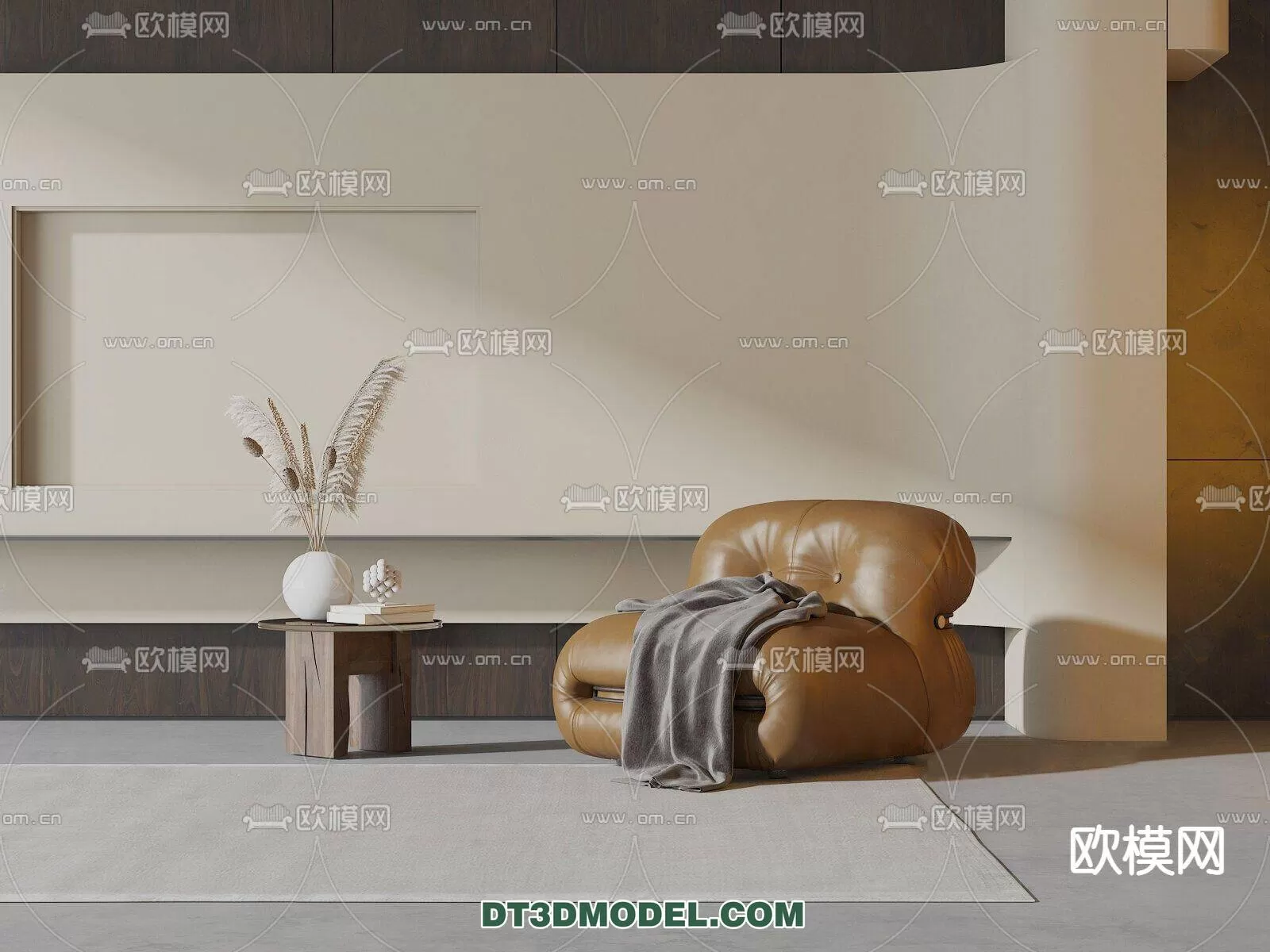 WABI SABI STYLE 3D MODELS – CHAIR – ARMCHAIR – 0092