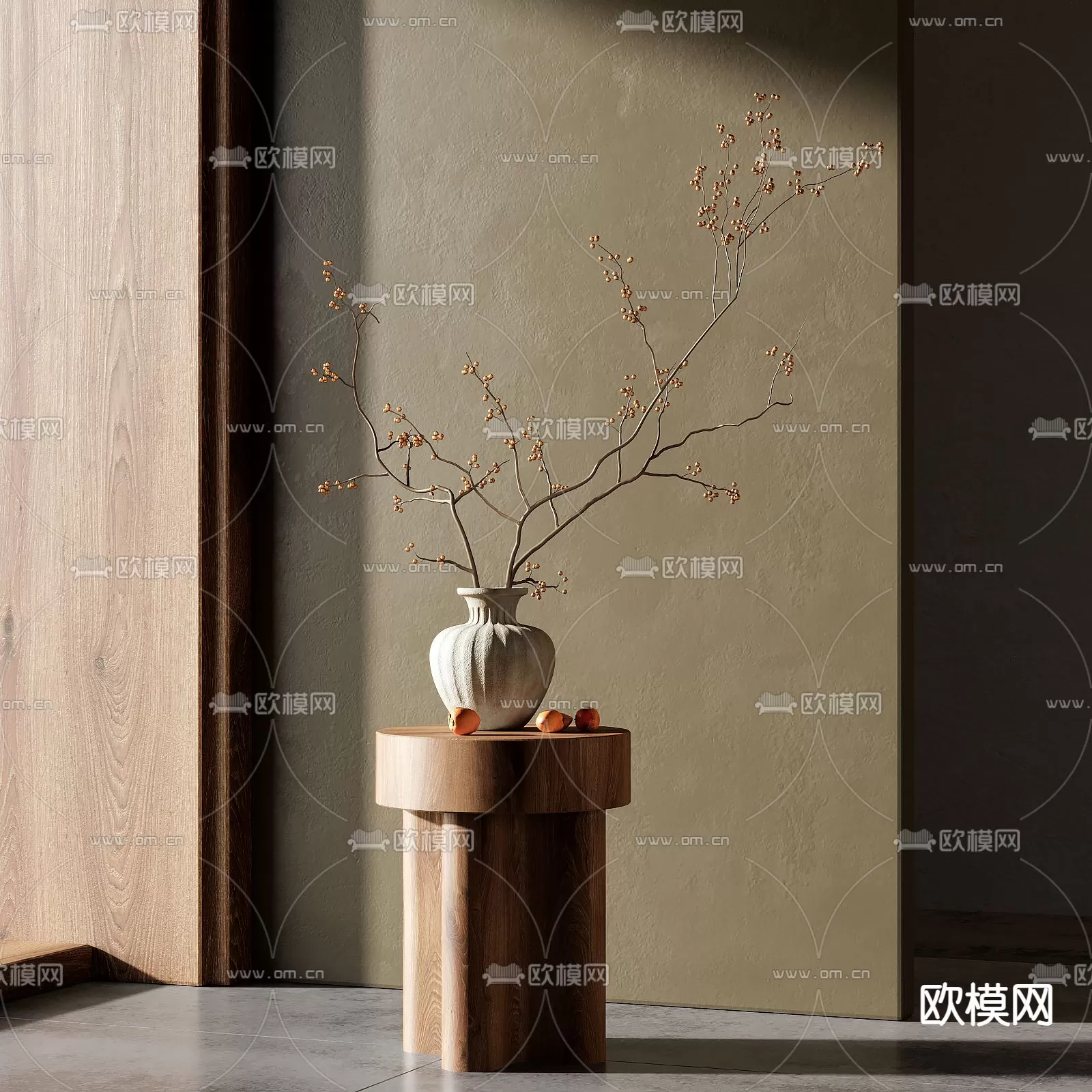 WABI SABI STYLE 3D MODELS – DECOR SETS – 0179