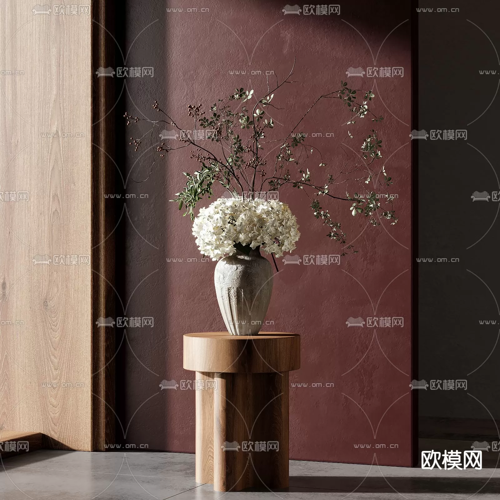 WABI SABI STYLE 3D MODELS – DECOR SETS – 0183