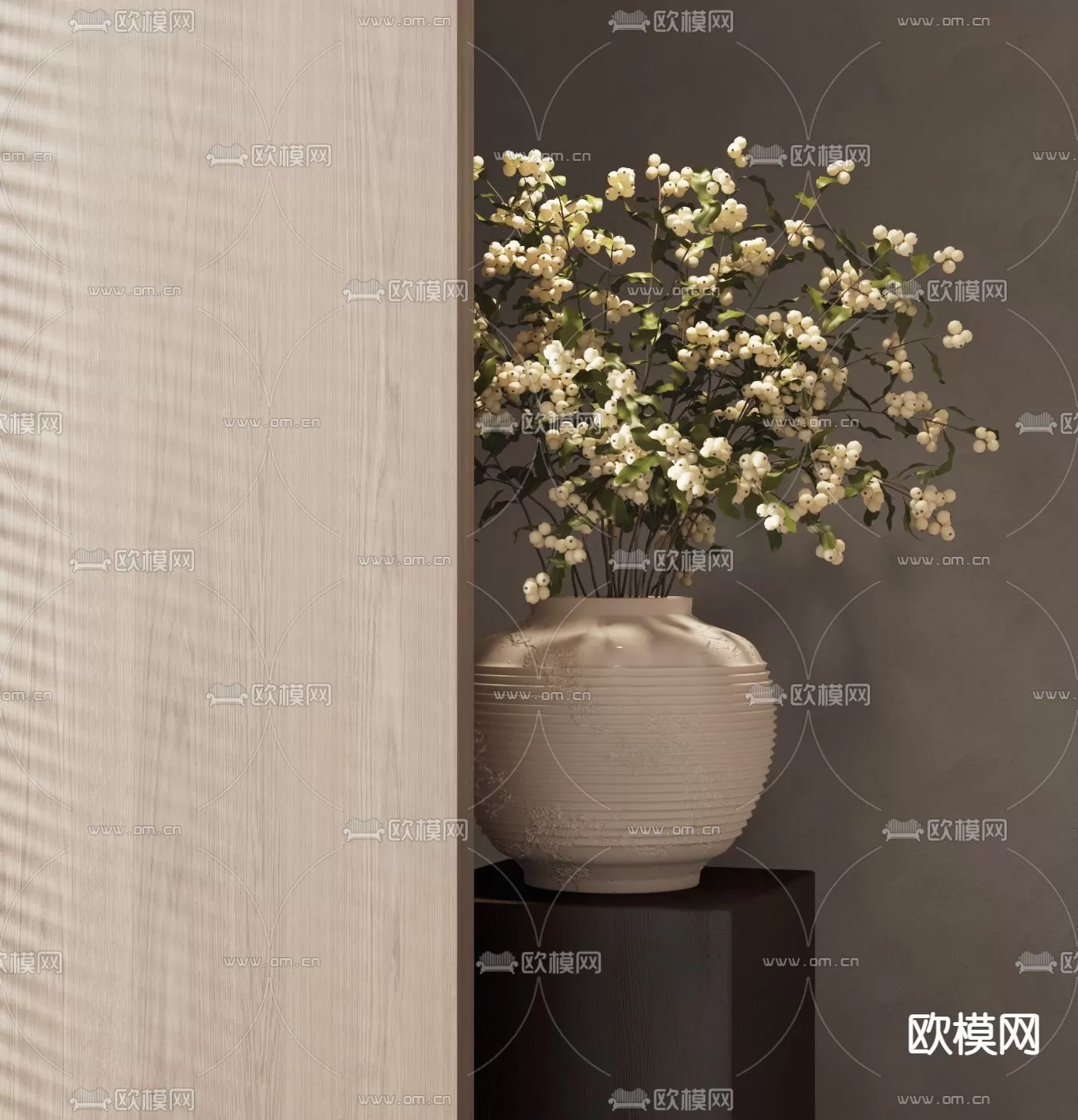 WABI SABI STYLE 3D MODELS – DECOR SETS – 0191