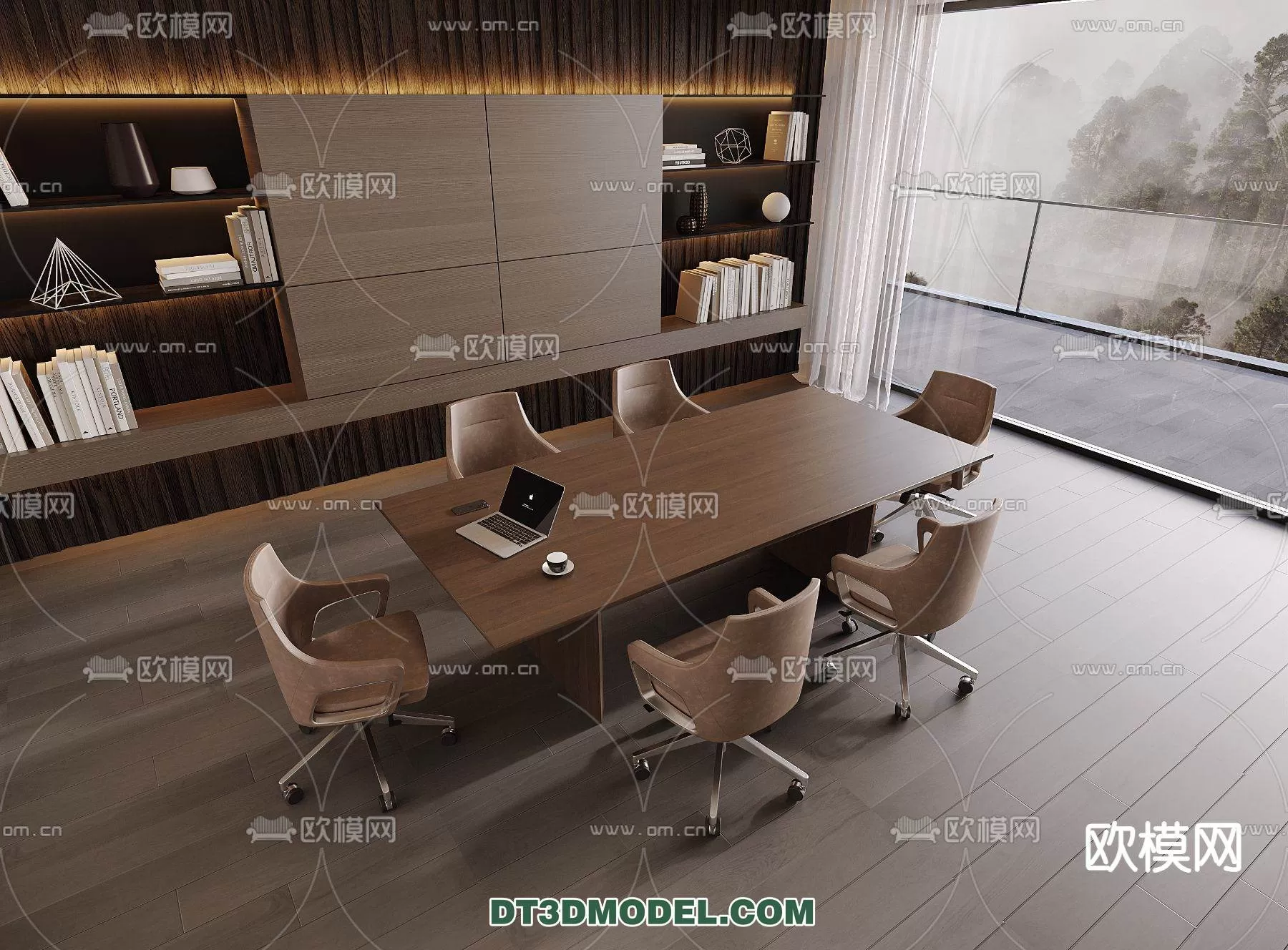 WABI SABI STYLE 3D MODELS – DINING TABLE – 0035