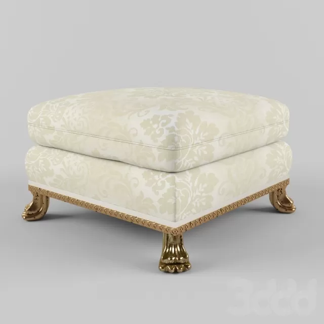 Cavello Footed Ottoman – 209807