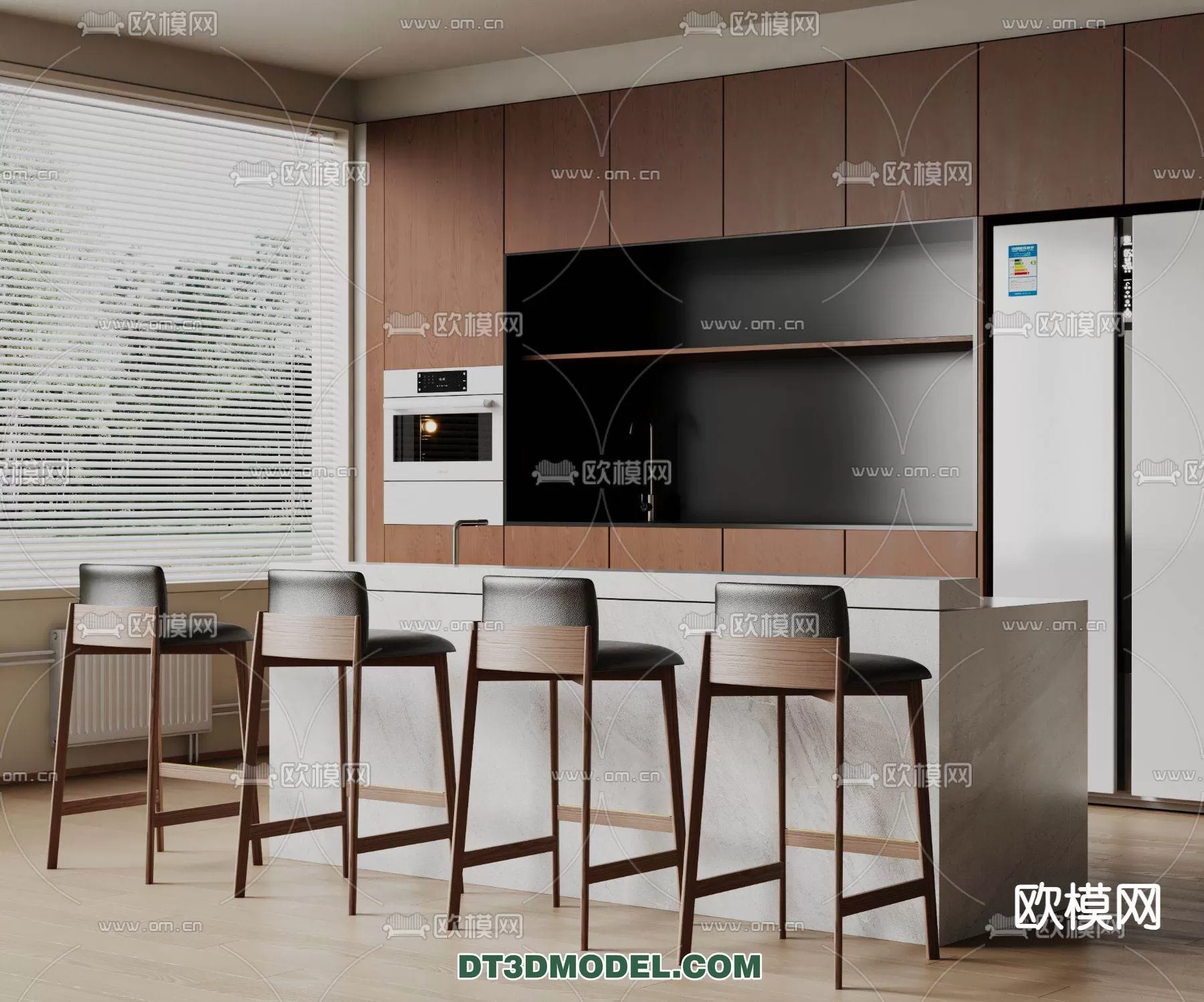 WABI SABI STYLE 3D MODELS – DINING TABLE – 0158