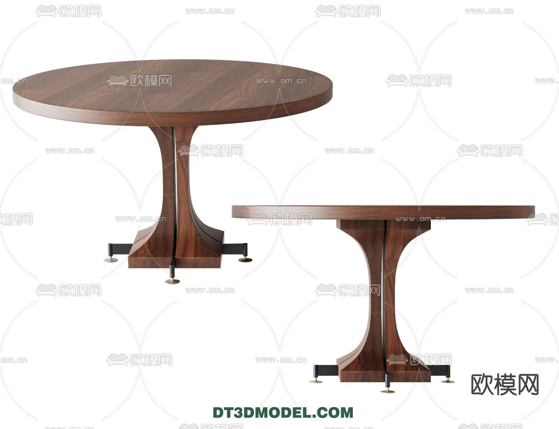 WABI SABI STYLE 3D MODELS – DINING TABLE – 0179