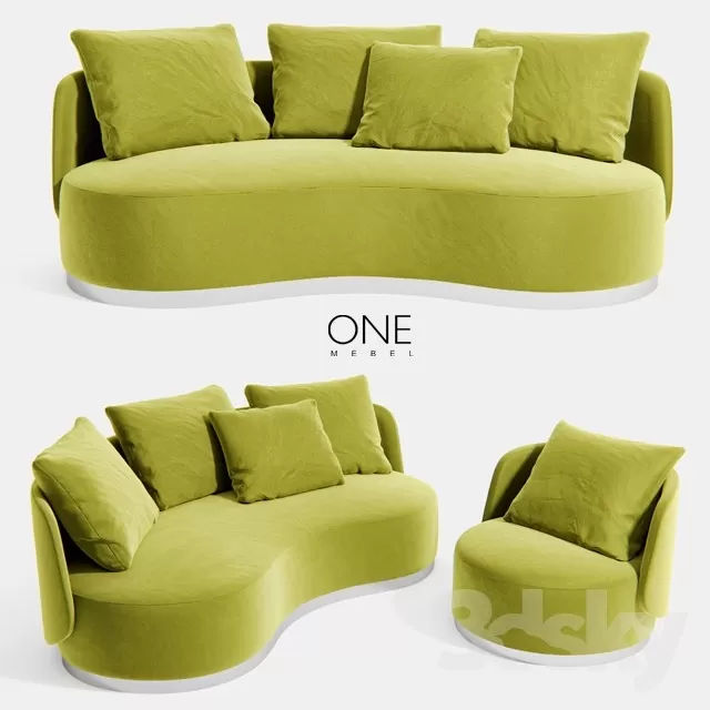 3DSKYMODEL – Sofa – 309