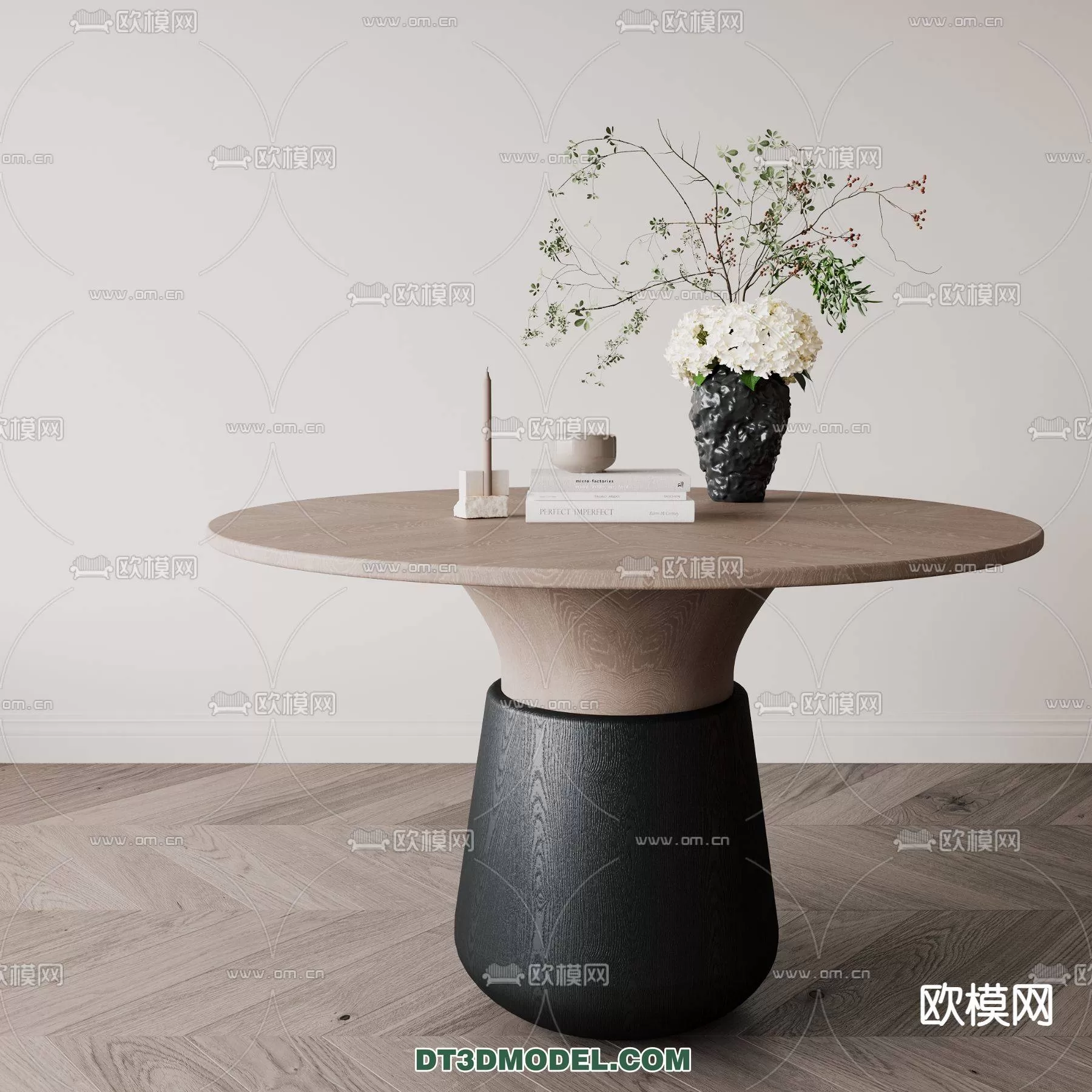 WABI SABI STYLE 3D MODELS – TEA TABLE – 0010