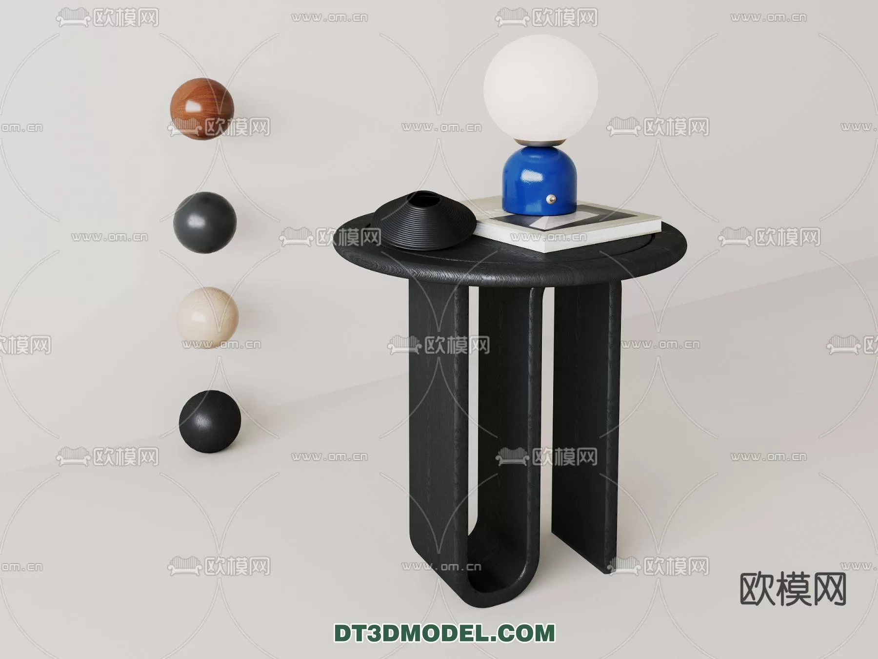 WABI SABI STYLE 3D MODELS – TEA TABLE – 0022