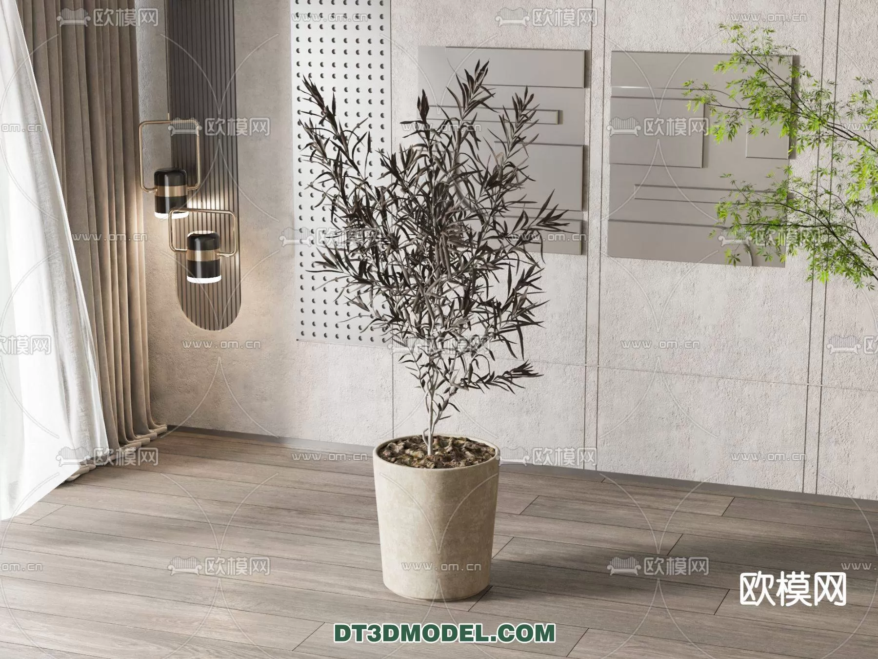 WABI SABI STYLE 3D MODELS – PLANTS – 0009