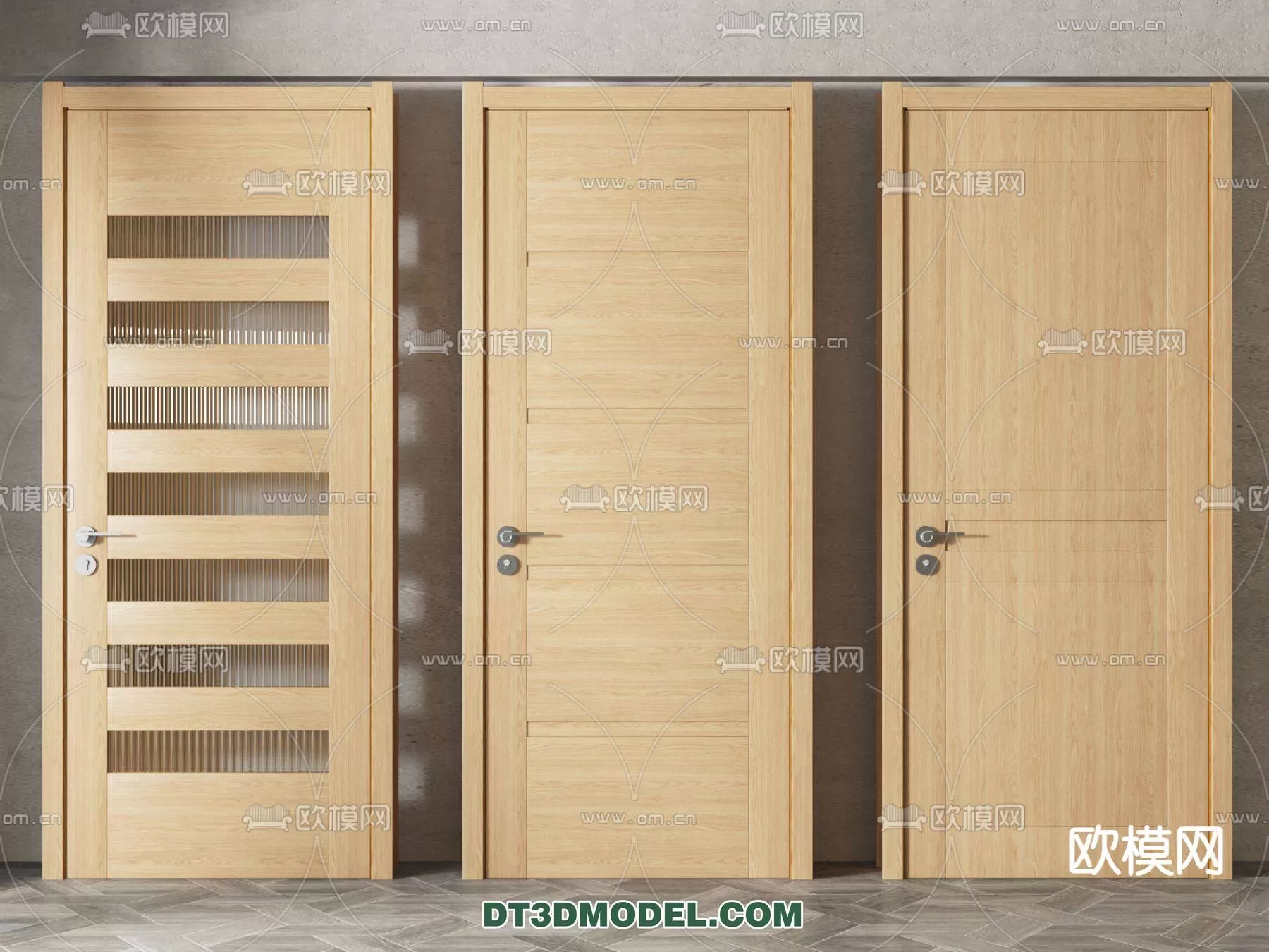 WABI SABI STYLE 3D MODELS – DOORS – 0007