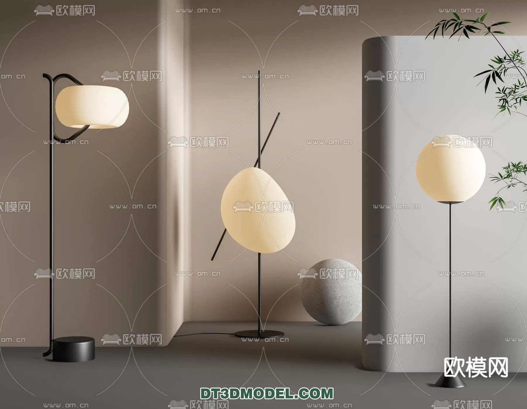WABI SABI STYLE 3D MODELS – LIGHTS – 0053