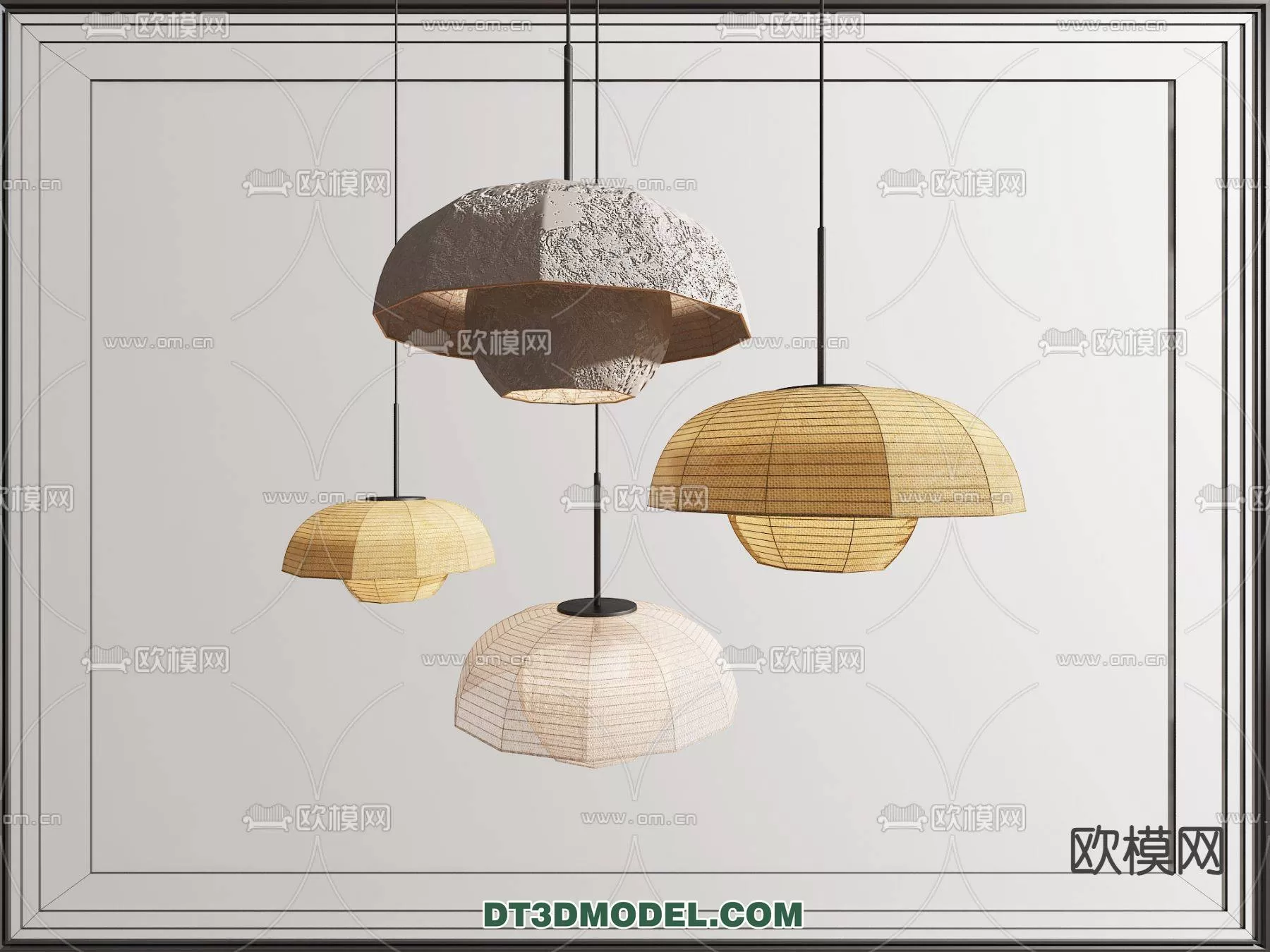 WABI SABI STYLE 3D MODELS – LIGHTS – 0061