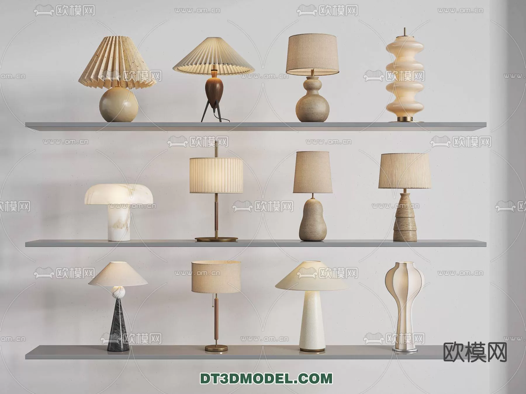 WABI SABI STYLE 3D MODELS – LIGHTS – 0074