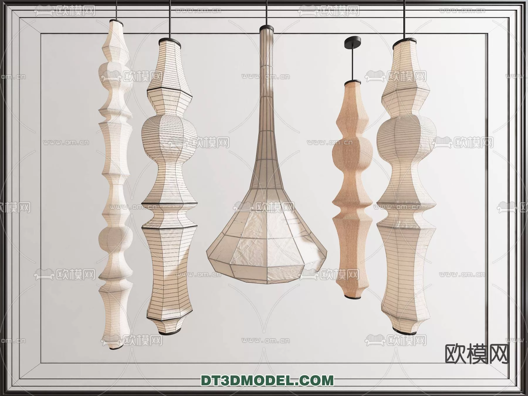 WABI SABI STYLE 3D MODELS – LIGHTS – 0092