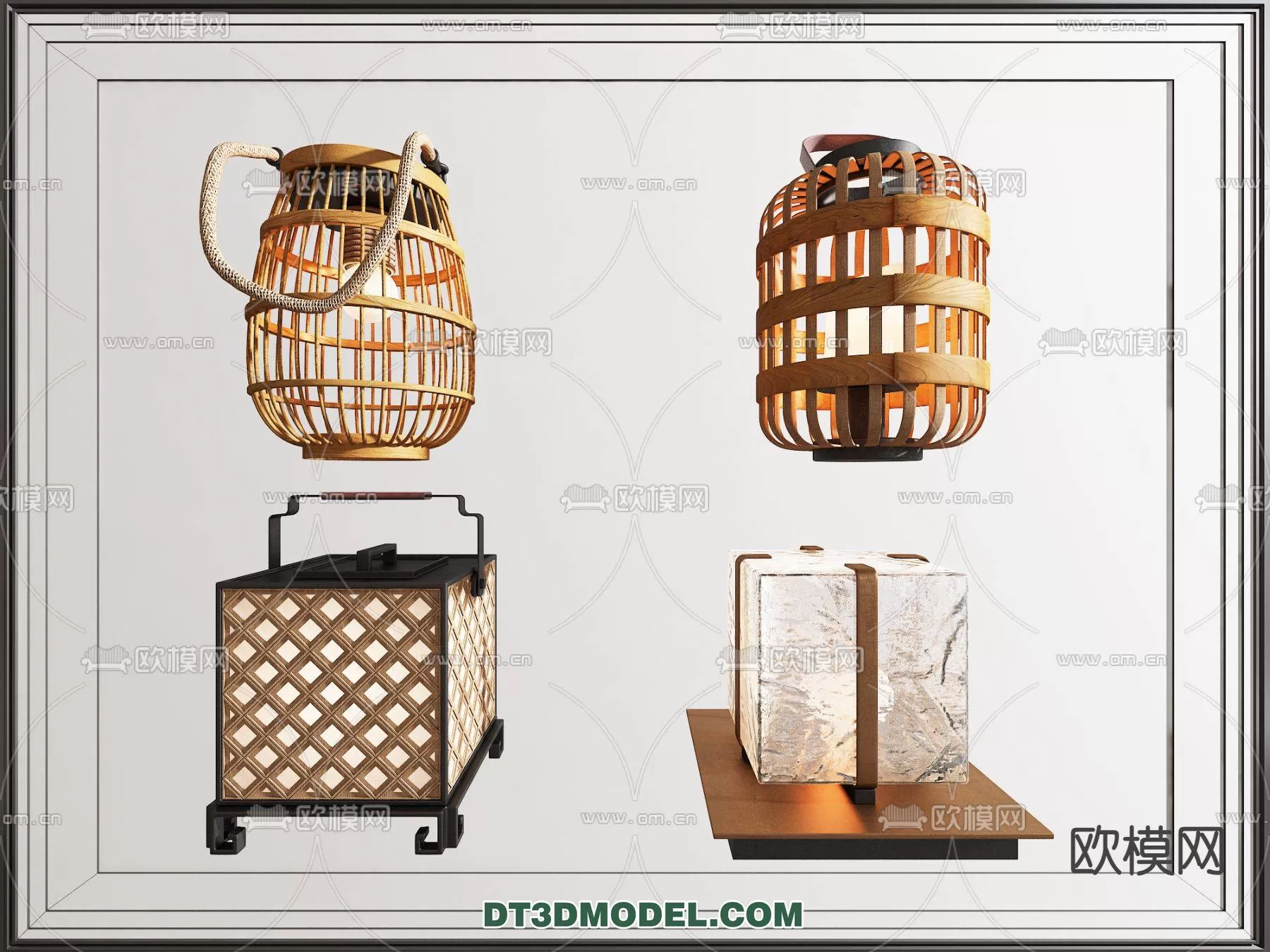 WABI SABI STYLE 3D MODELS – LIGHTS – 0105