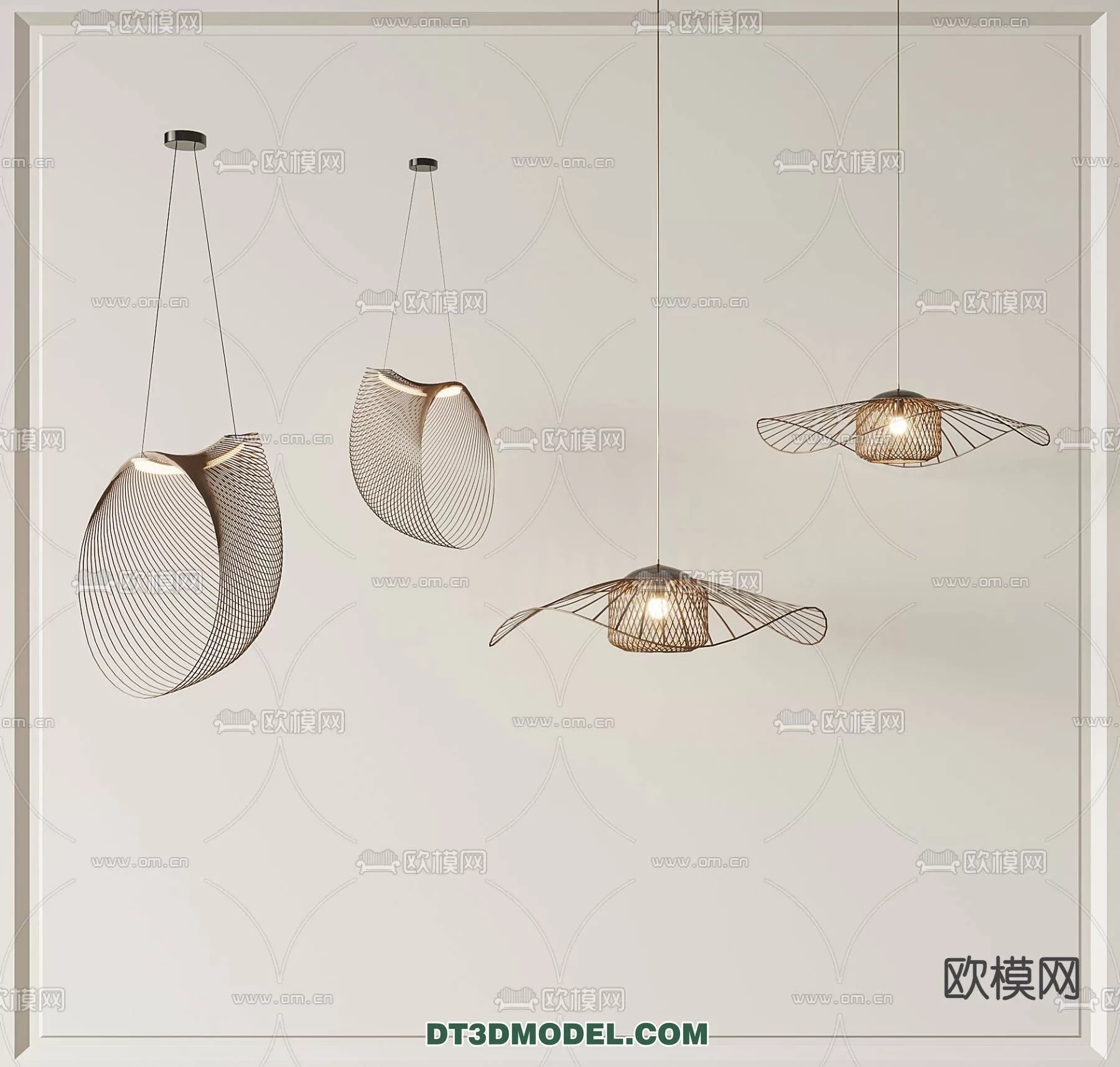 WABI SABI STYLE 3D MODELS – LIGHTS – 0120