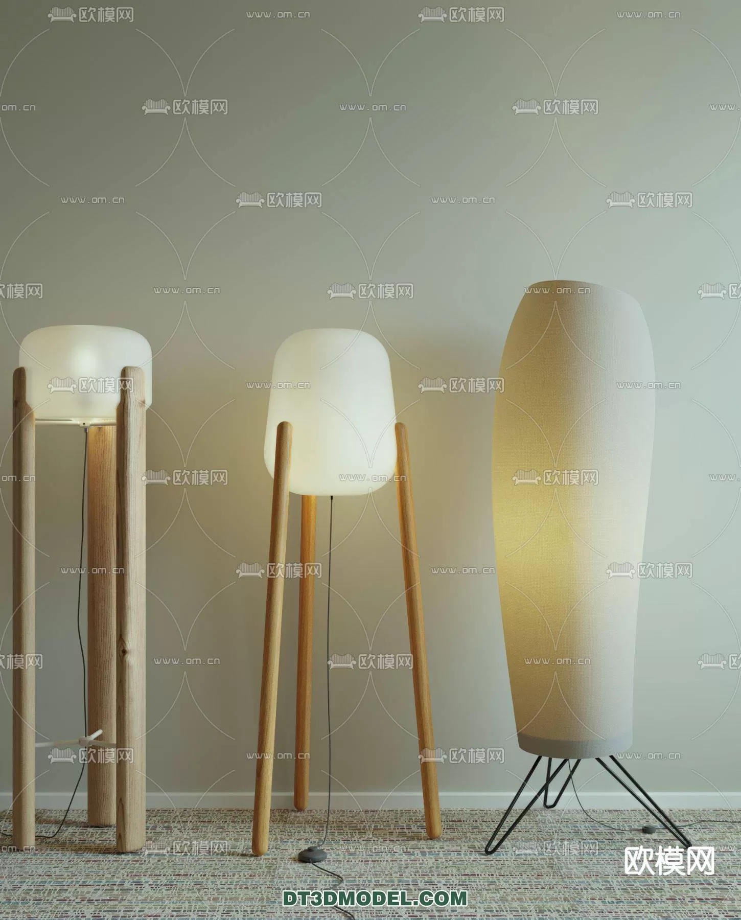 WABI SABI STYLE 3D MODELS – LIGHTS – 0144