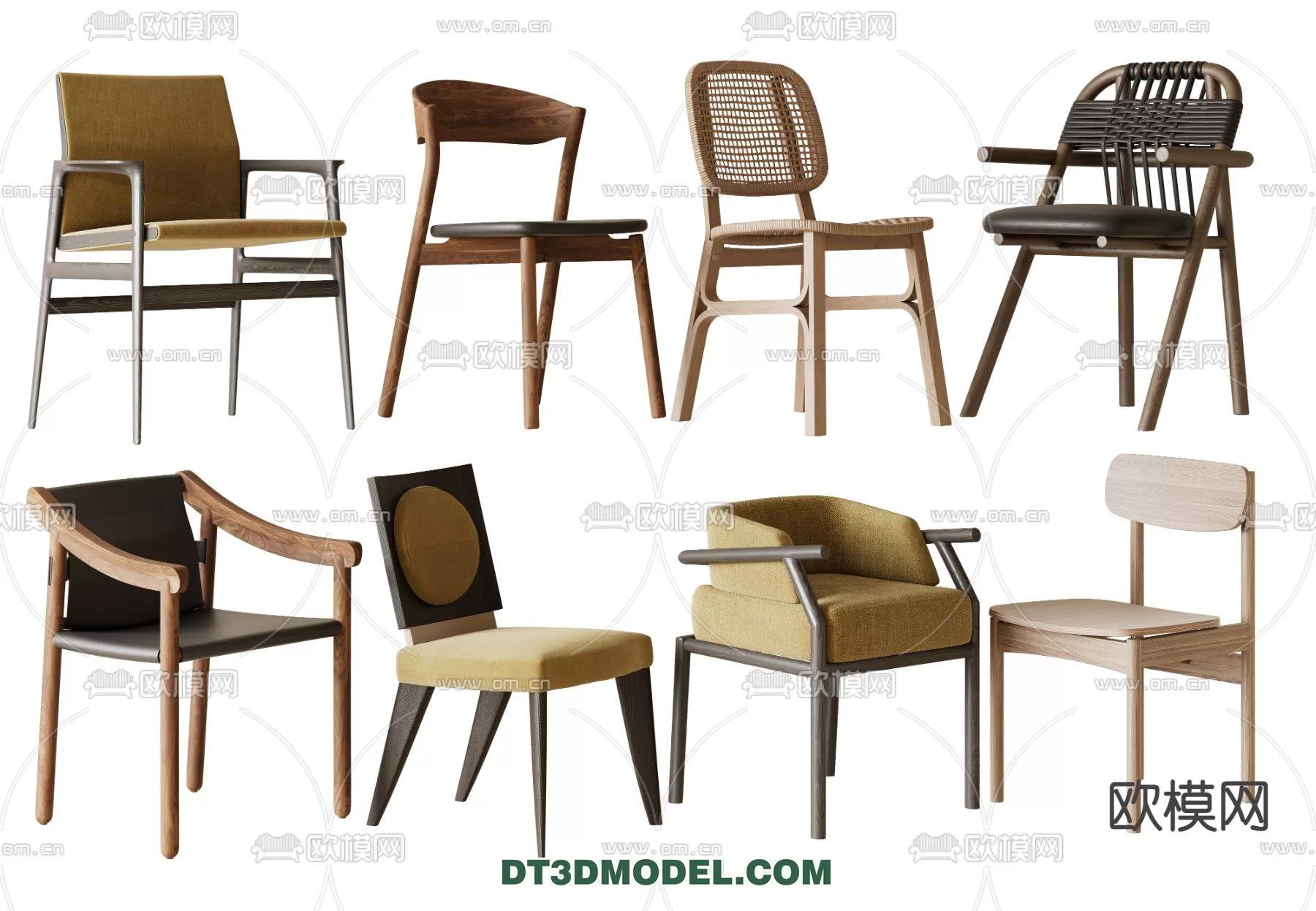 WABI SABI STYLE 3D MODELS – CHAIR – ARMCHAIR – 0001