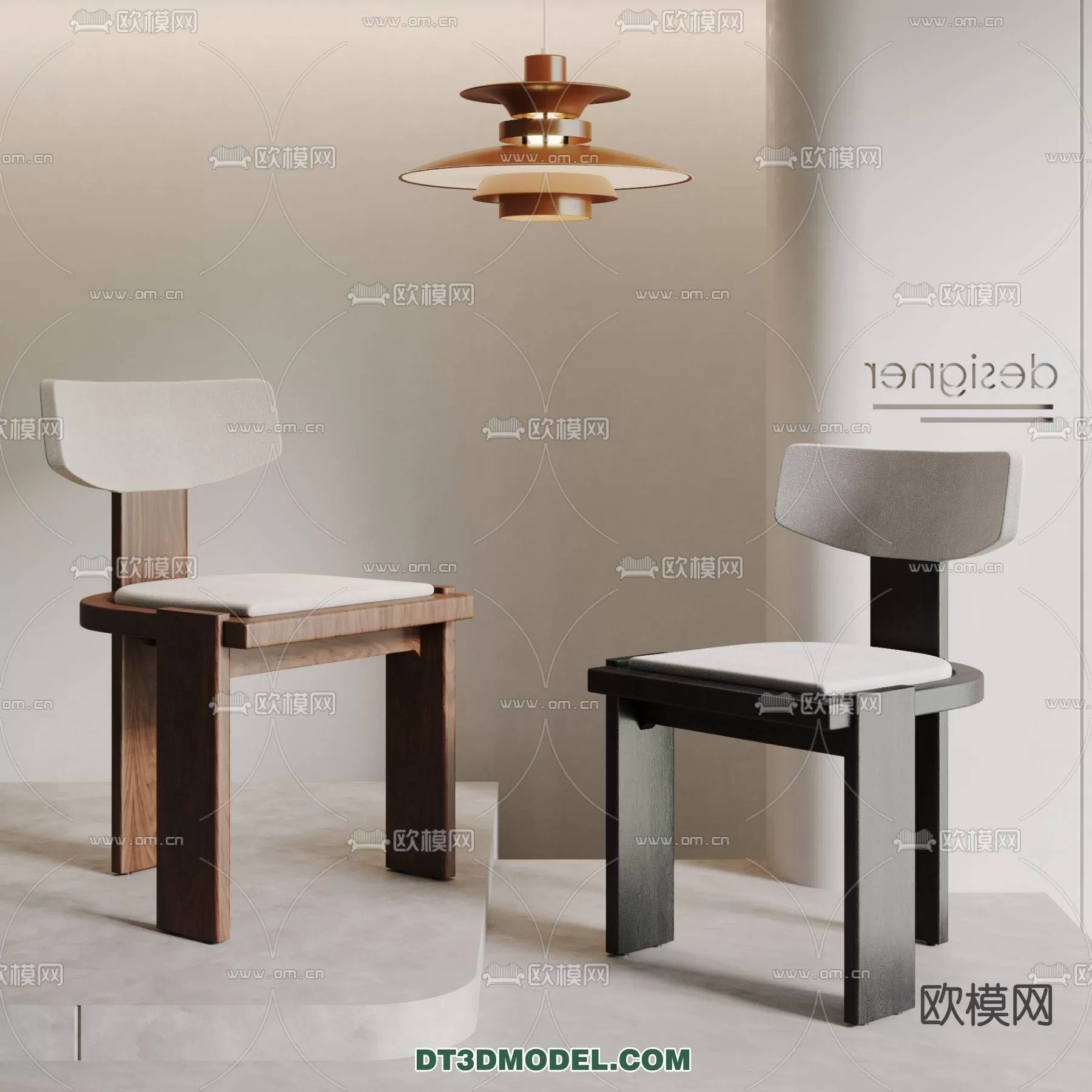 WABI SABI STYLE 3D MODELS – CHAIR – ARMCHAIR – 0005