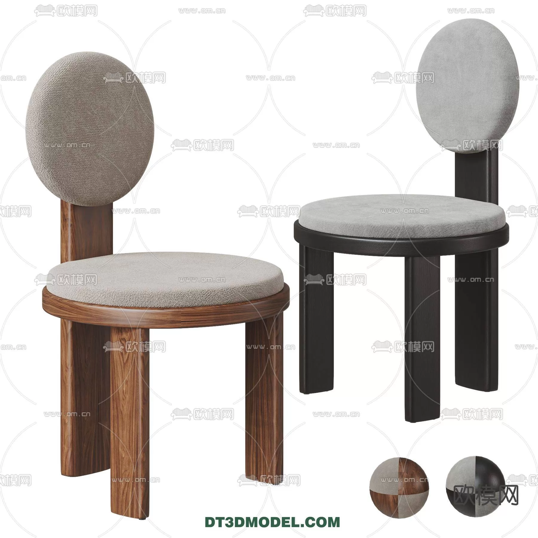 WABI SABI STYLE 3D MODELS – CHAIR – ARMCHAIR – 0006