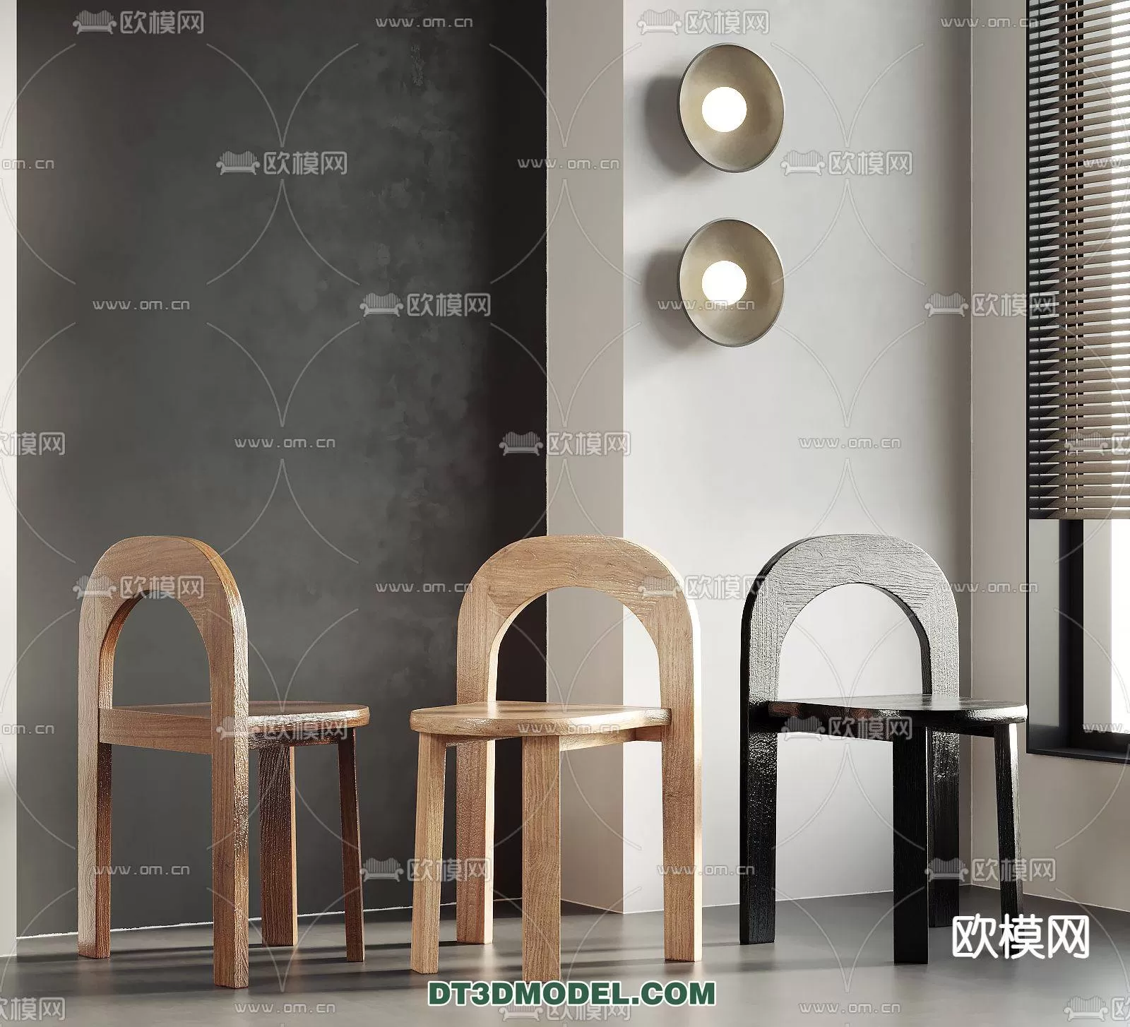 WABI SABI STYLE 3D MODELS – CHAIR – ARMCHAIR – 0007