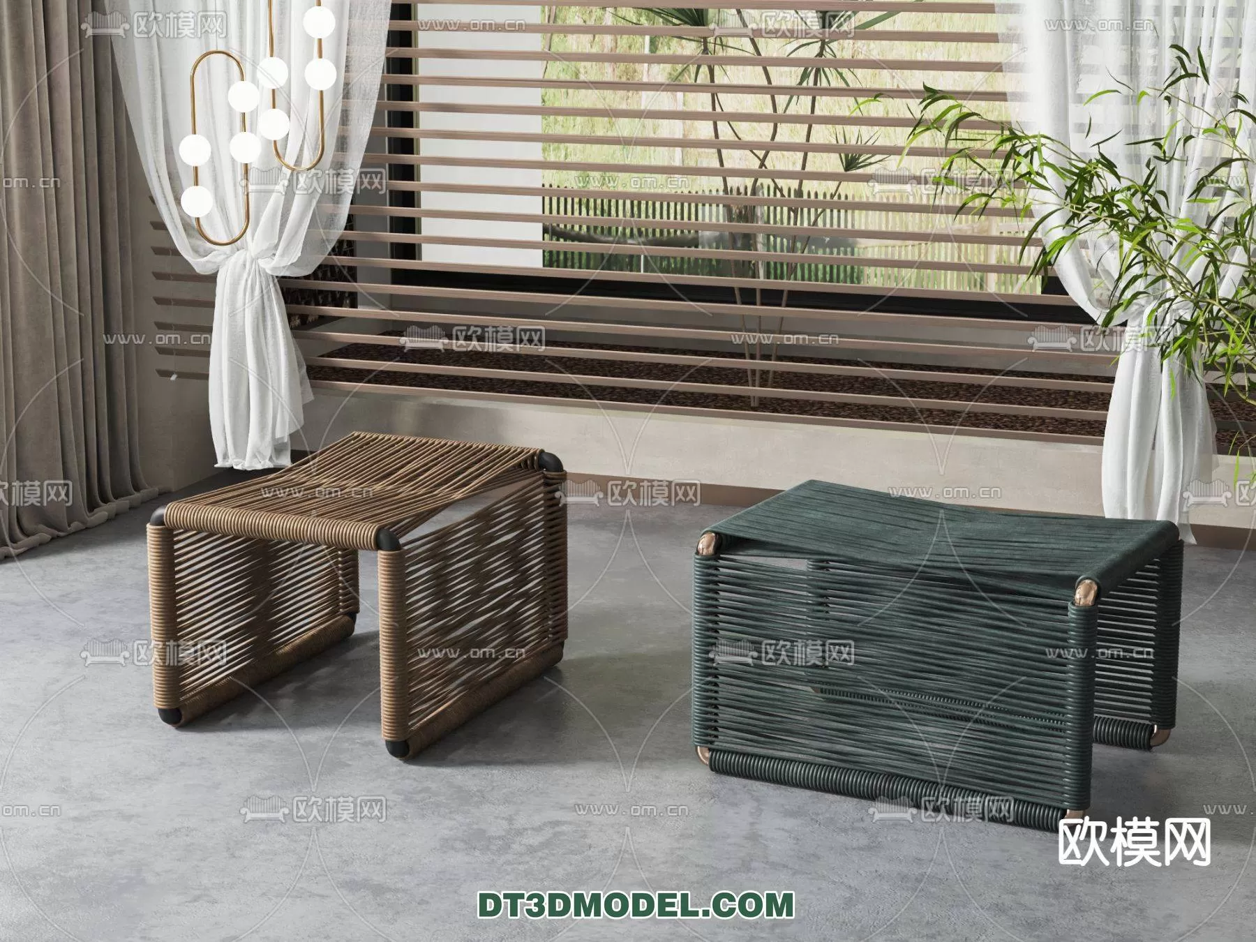 WABI SABI STYLE 3D MODELS – CHAIR – ARMCHAIR – 0012