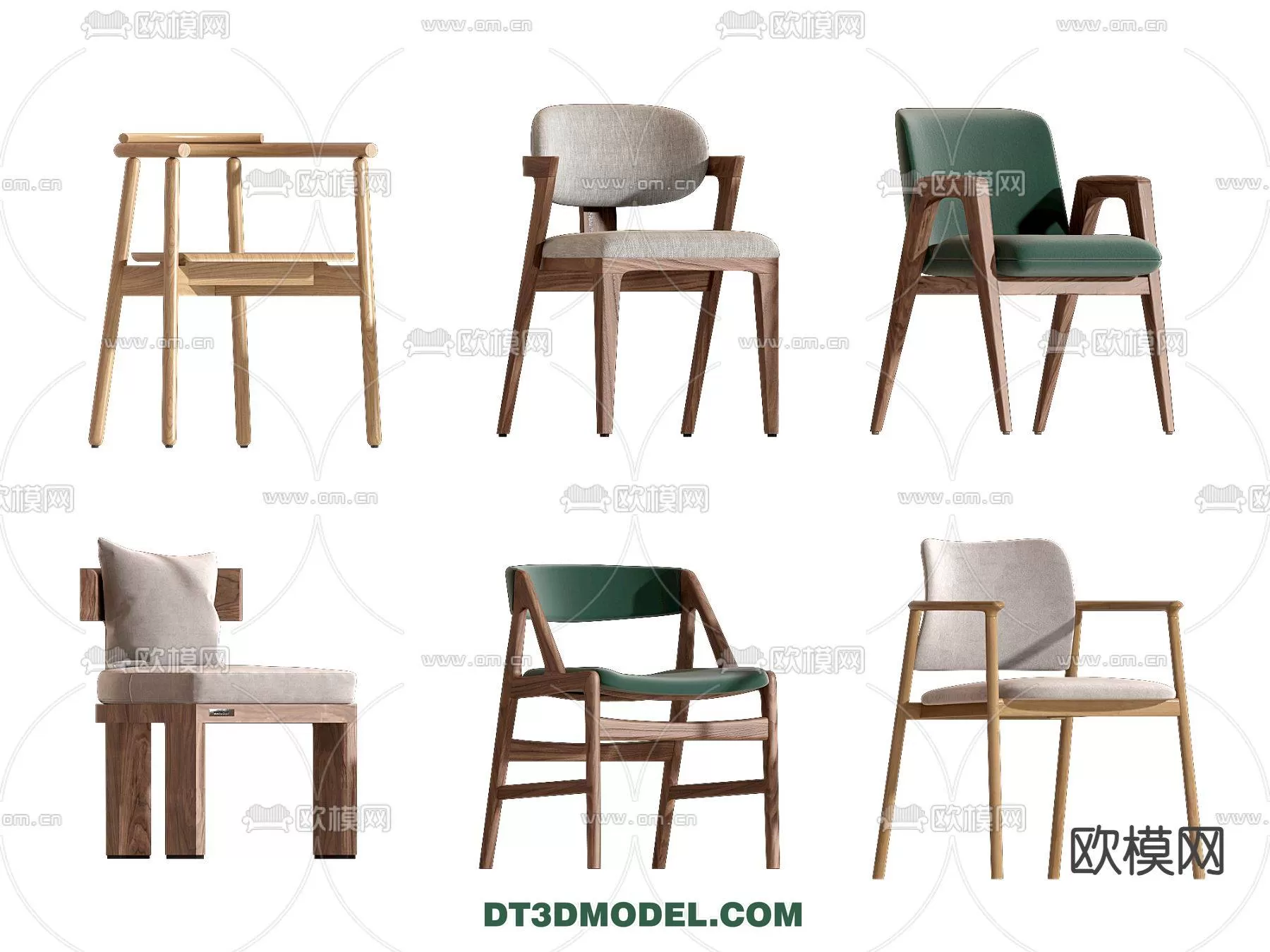 WABI SABI STYLE 3D MODELS – CHAIR – ARMCHAIR – 0019