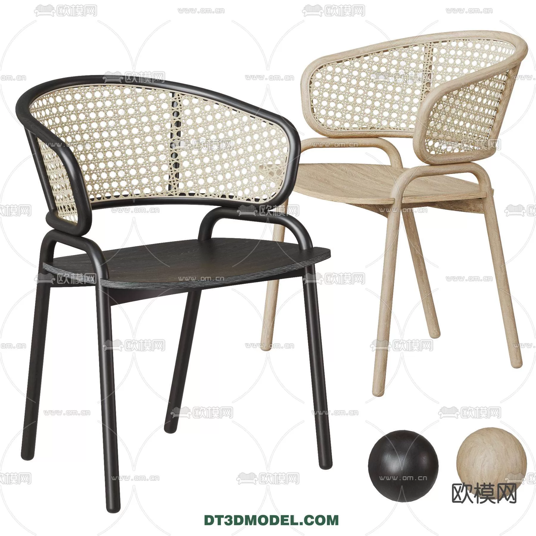 WABI SABI STYLE 3D MODELS – CHAIR – ARMCHAIR – 0022