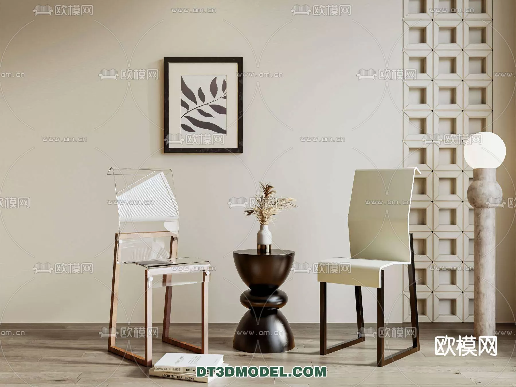 WABI SABI STYLE 3D MODELS – CHAIR – ARMCHAIR – 0023