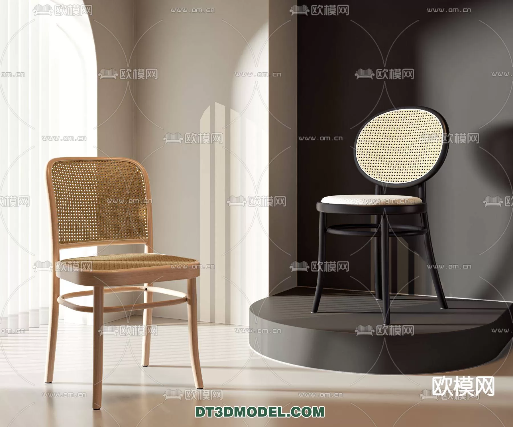 WABI SABI STYLE 3D MODELS – CHAIR – ARMCHAIR – 0037