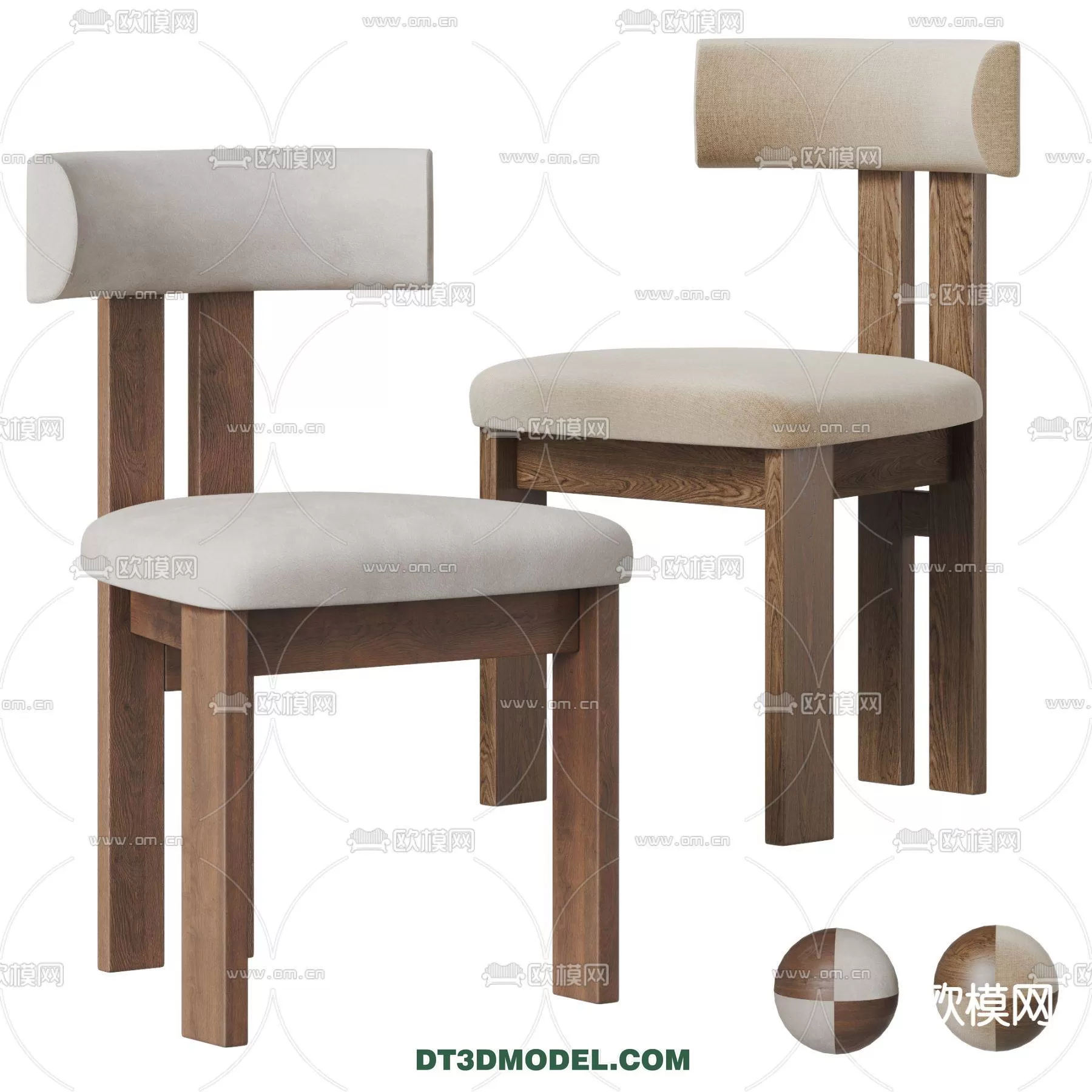 WABI SABI STYLE 3D MODELS – CHAIR – ARMCHAIR – 0050