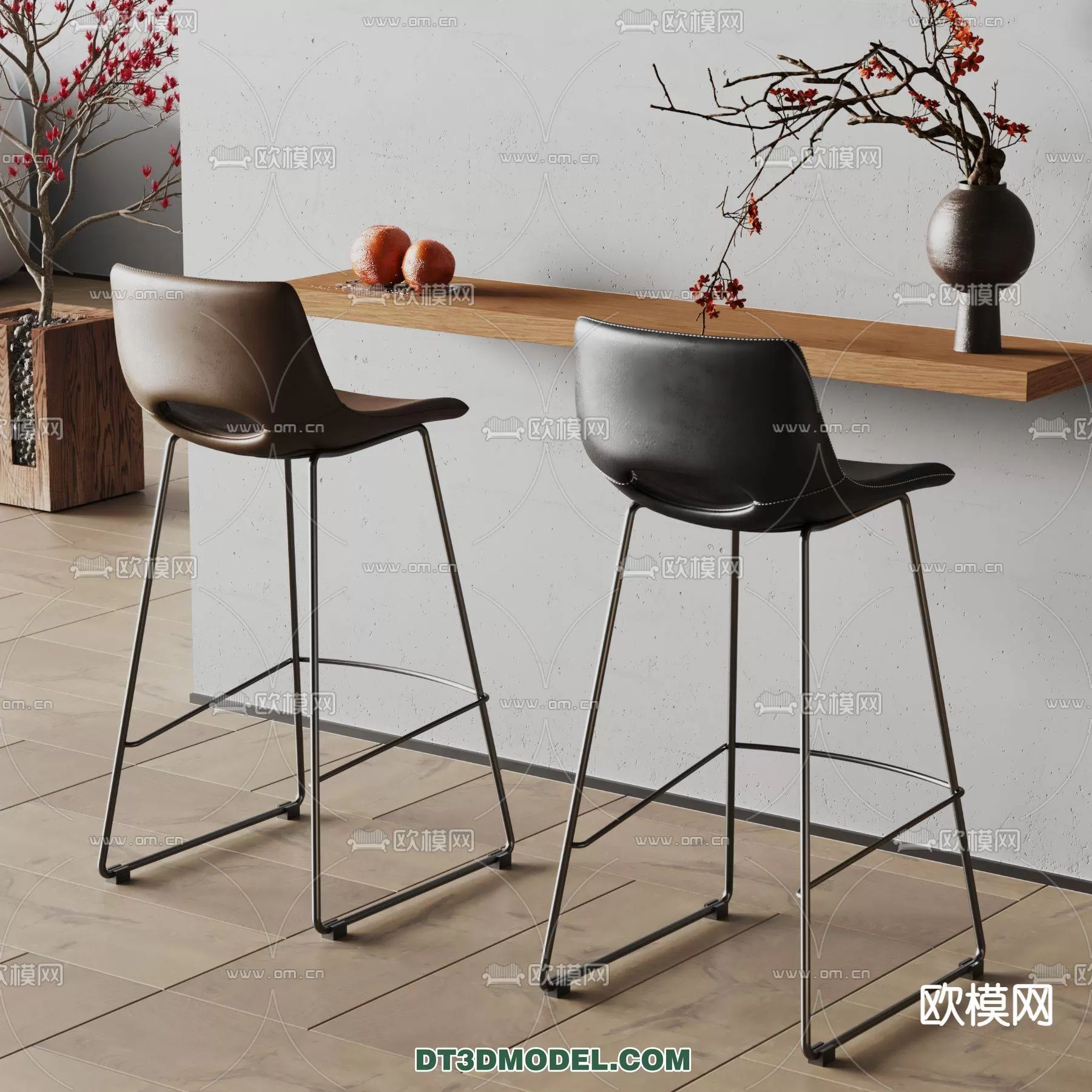 WABI SABI STYLE 3D MODELS – CHAIR – ARMCHAIR – 0051