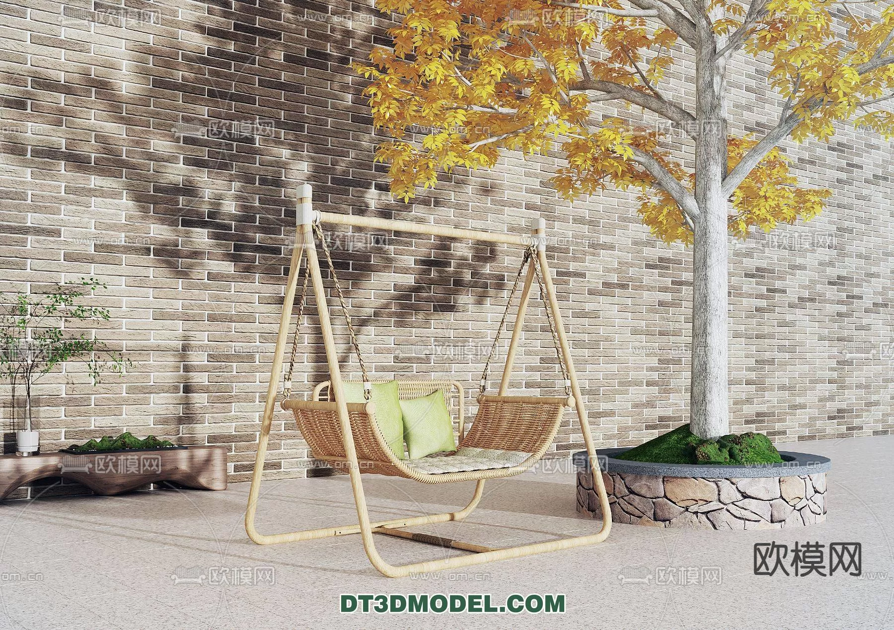 WABI SABI STYLE 3D MODELS – CHAIR – ARMCHAIR – 0053