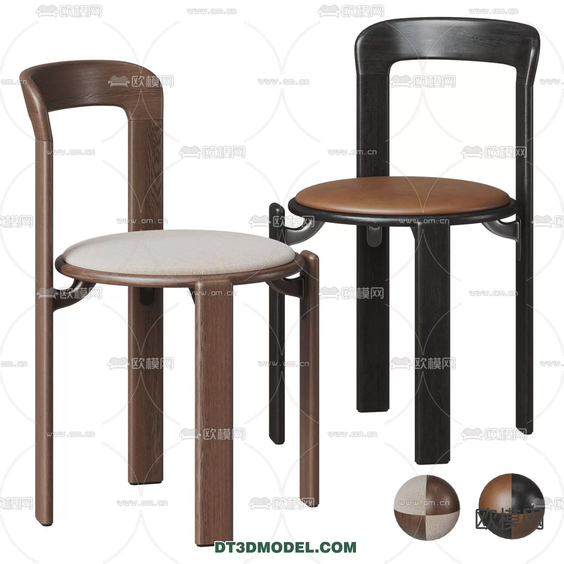 WABI SABI STYLE 3D MODELS – CHAIR – ARMCHAIR – 0055