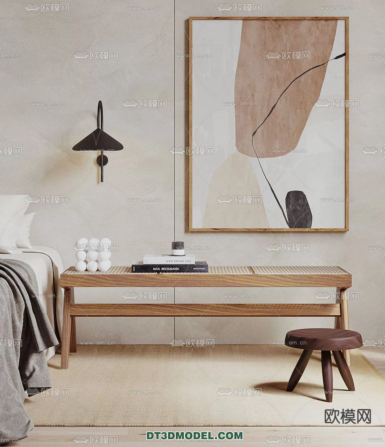 WABI SABI STYLE 3D MODELS – CHAIR – ARMCHAIR – 0108