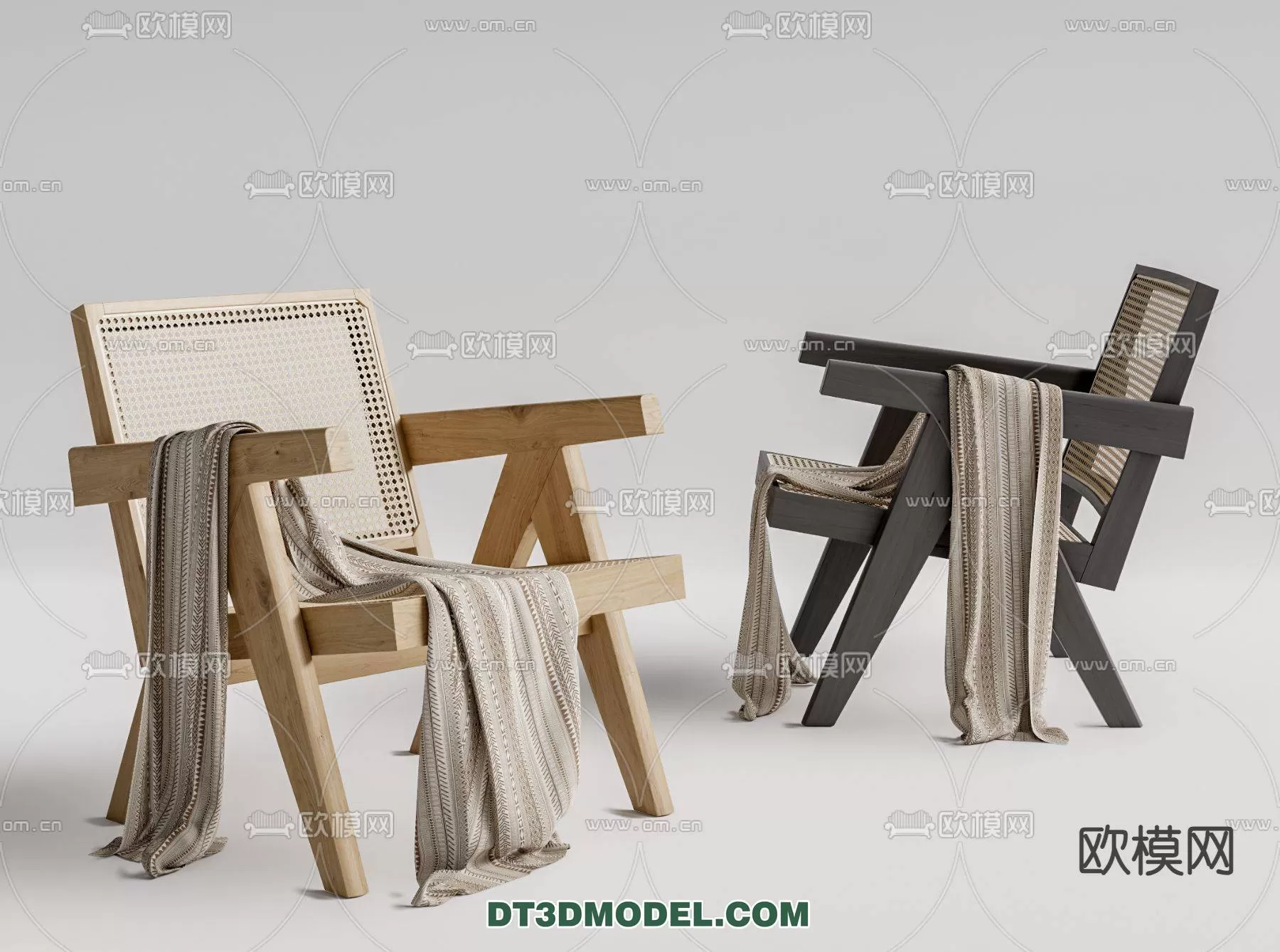 WABI SABI STYLE 3D MODELS – CHAIR – ARMCHAIR – 0123