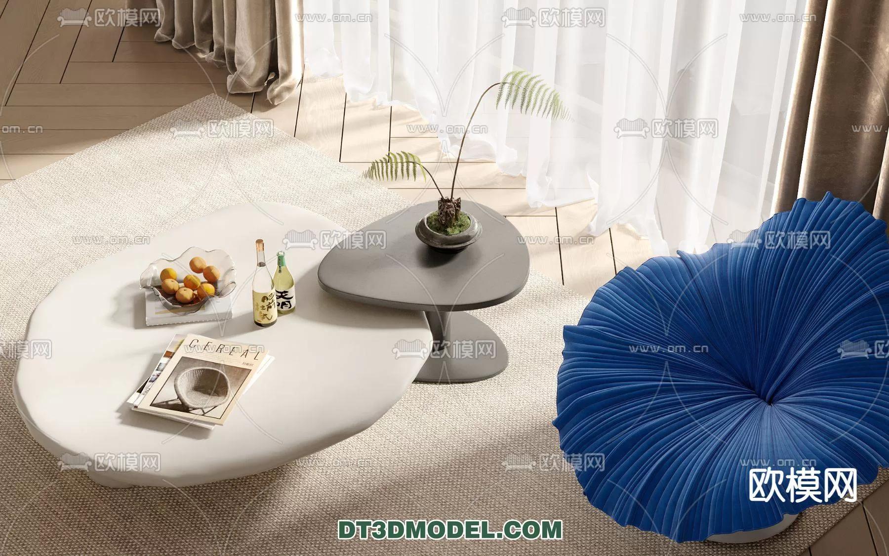 WABI SABI STYLE 3D MODELS – CHAIR – ARMCHAIR – 0144