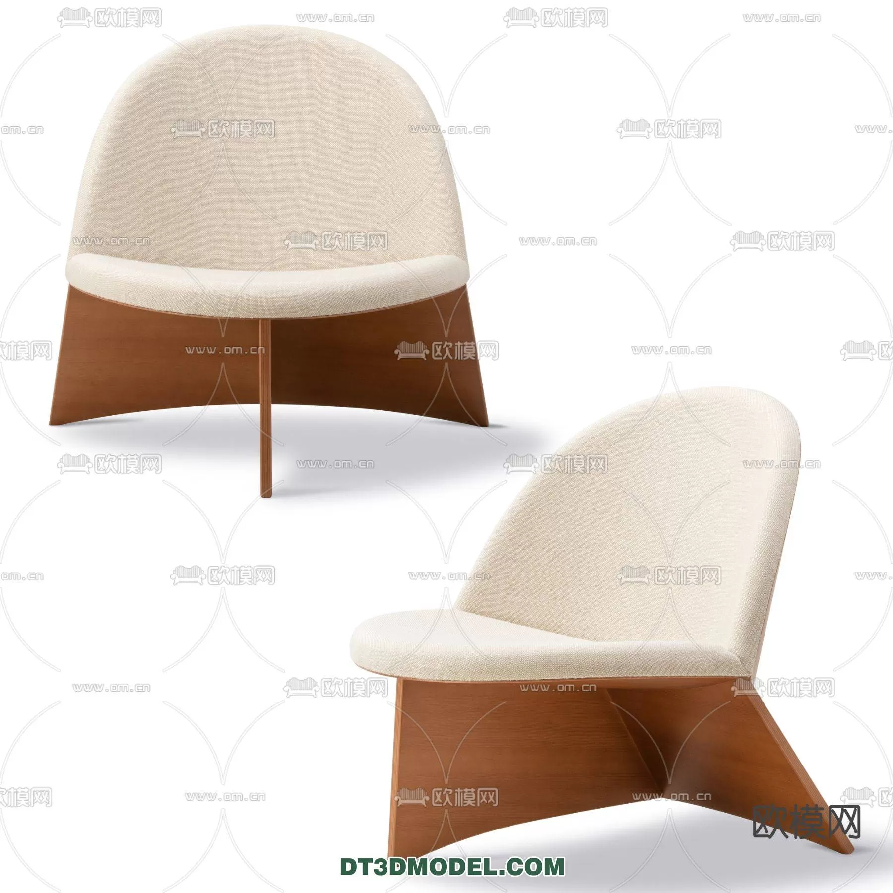 WABI SABI STYLE 3D MODELS – CHAIR – ARMCHAIR – 0161